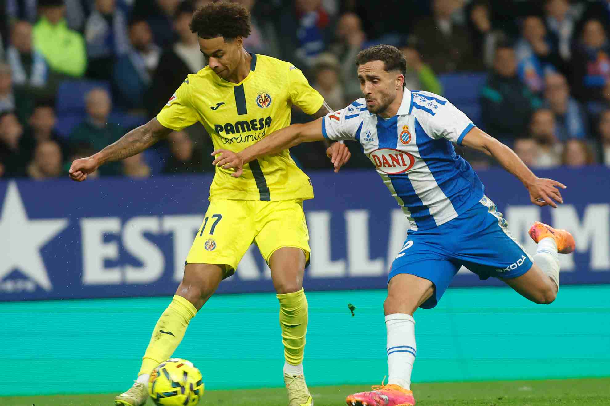 Buchanan, durante un partido con el Villarreal FRANCESC ADELANTADO