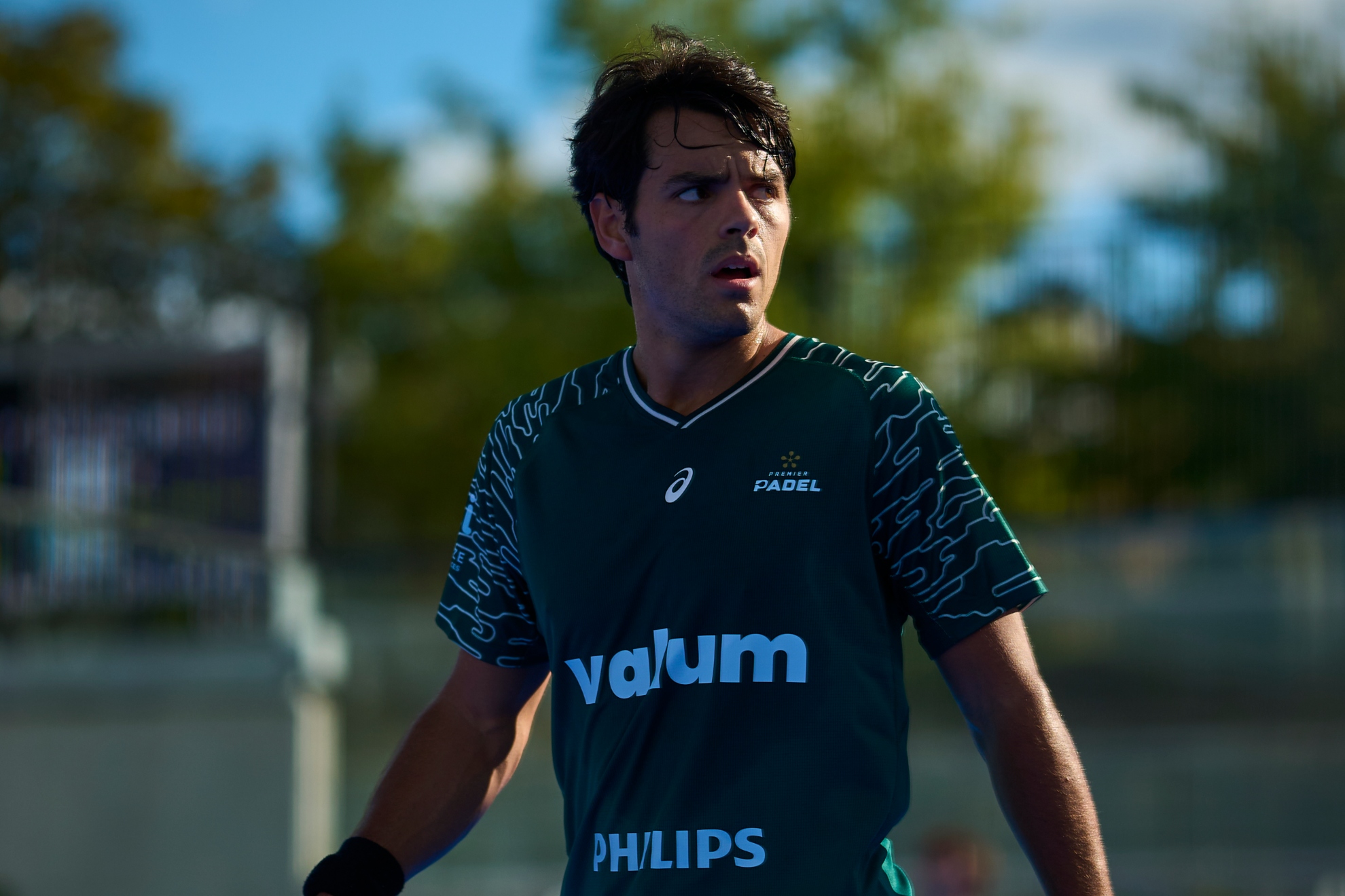 Coki Nieto, jugando esta temporada. PREMIER PADEL