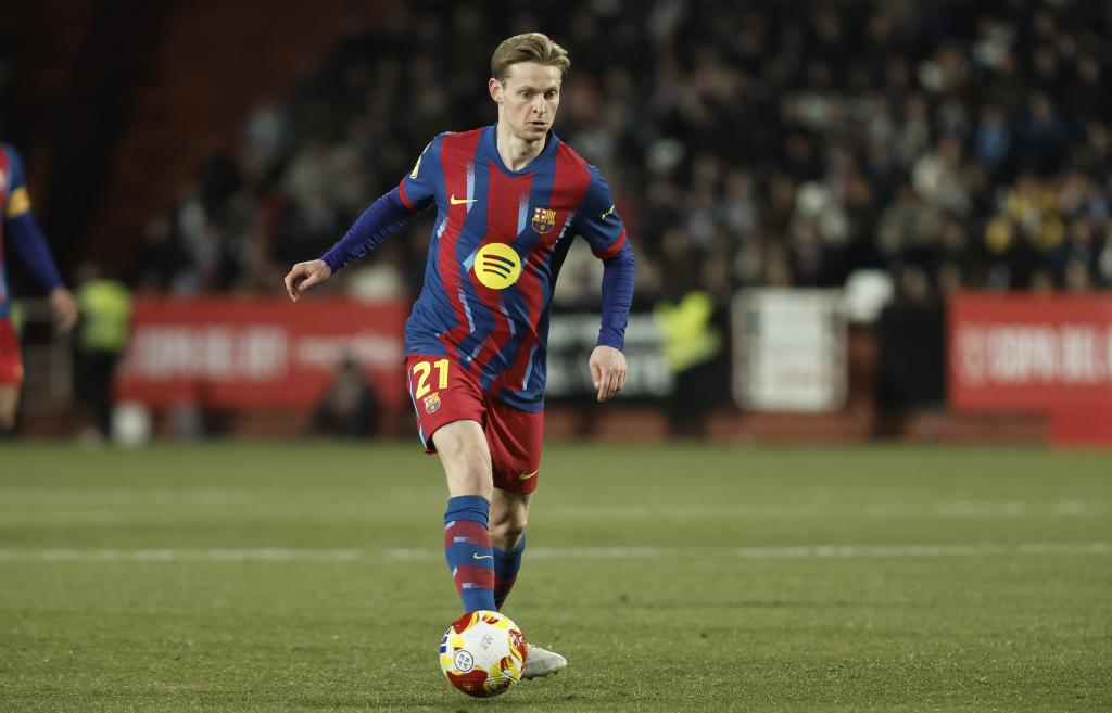 De Jong, en un partido de la temporada pasada. ÁNGEL RIVERO