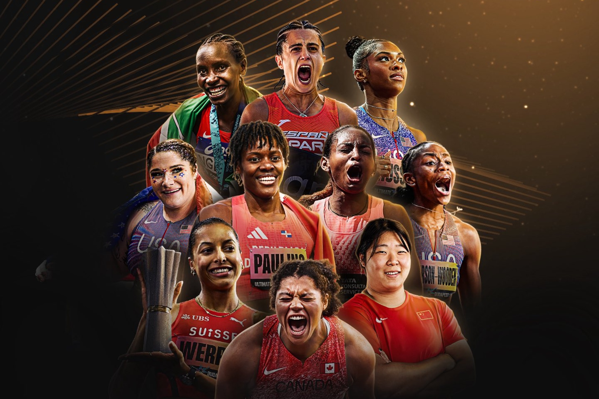 Las candidatas a atleta del año