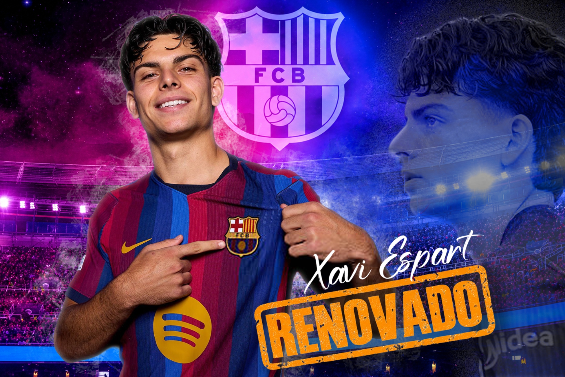 Xavi Espart renueva con el Barcelona