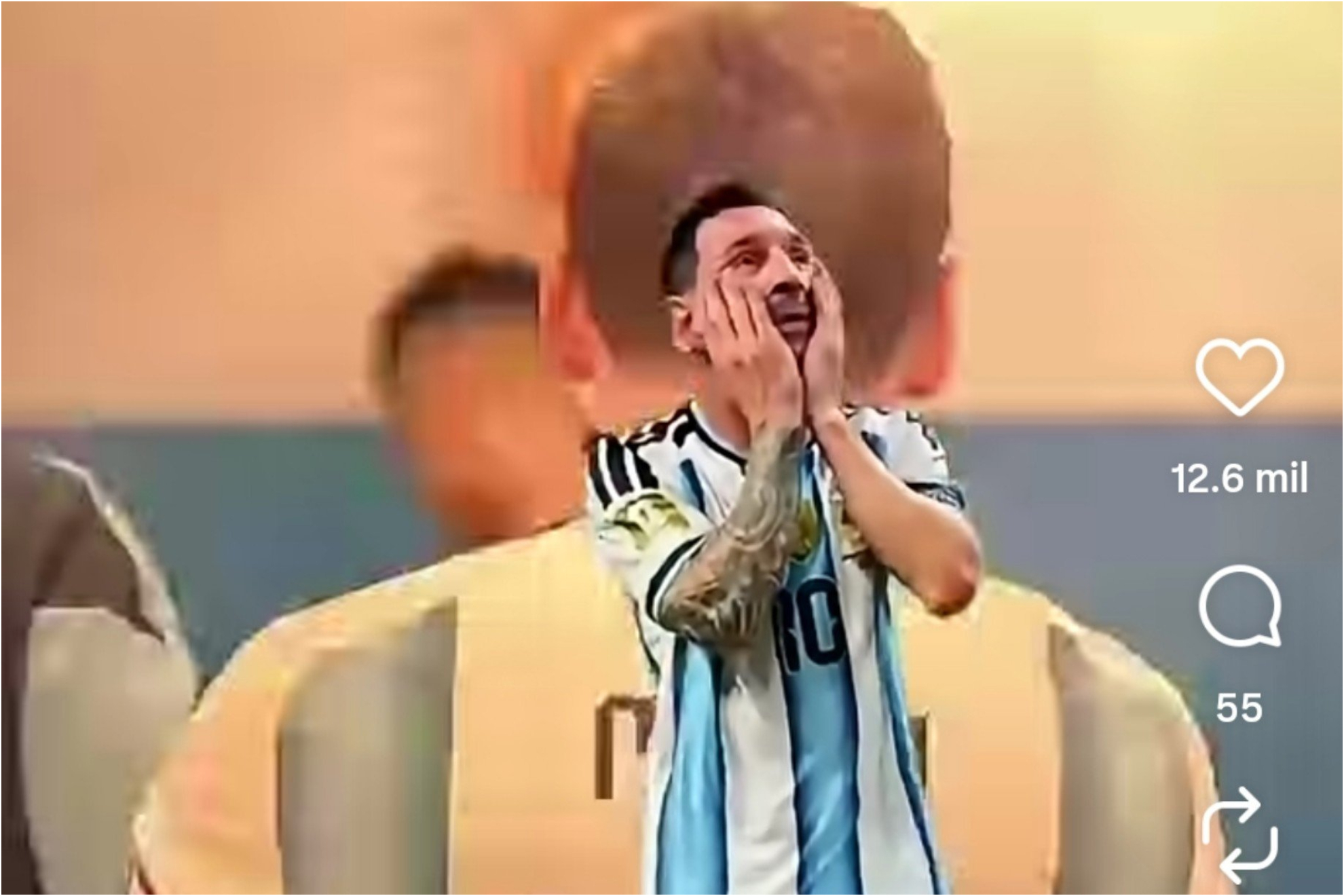 Leo, en el vídeo de su adiós.
