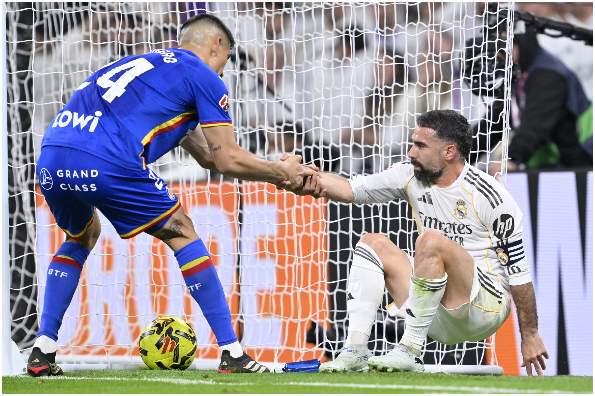Carvajal en una imagen de archivo ante el Getafe.