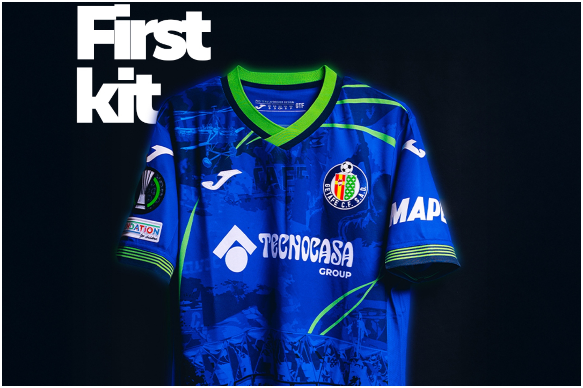 Así es la camiseta del Getafe.
