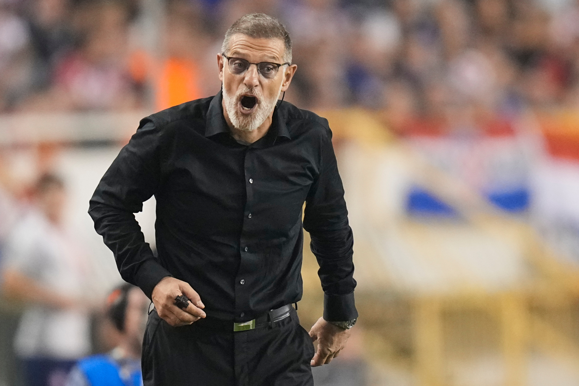Slaven Bilic, durante el partido. CHEMA REY