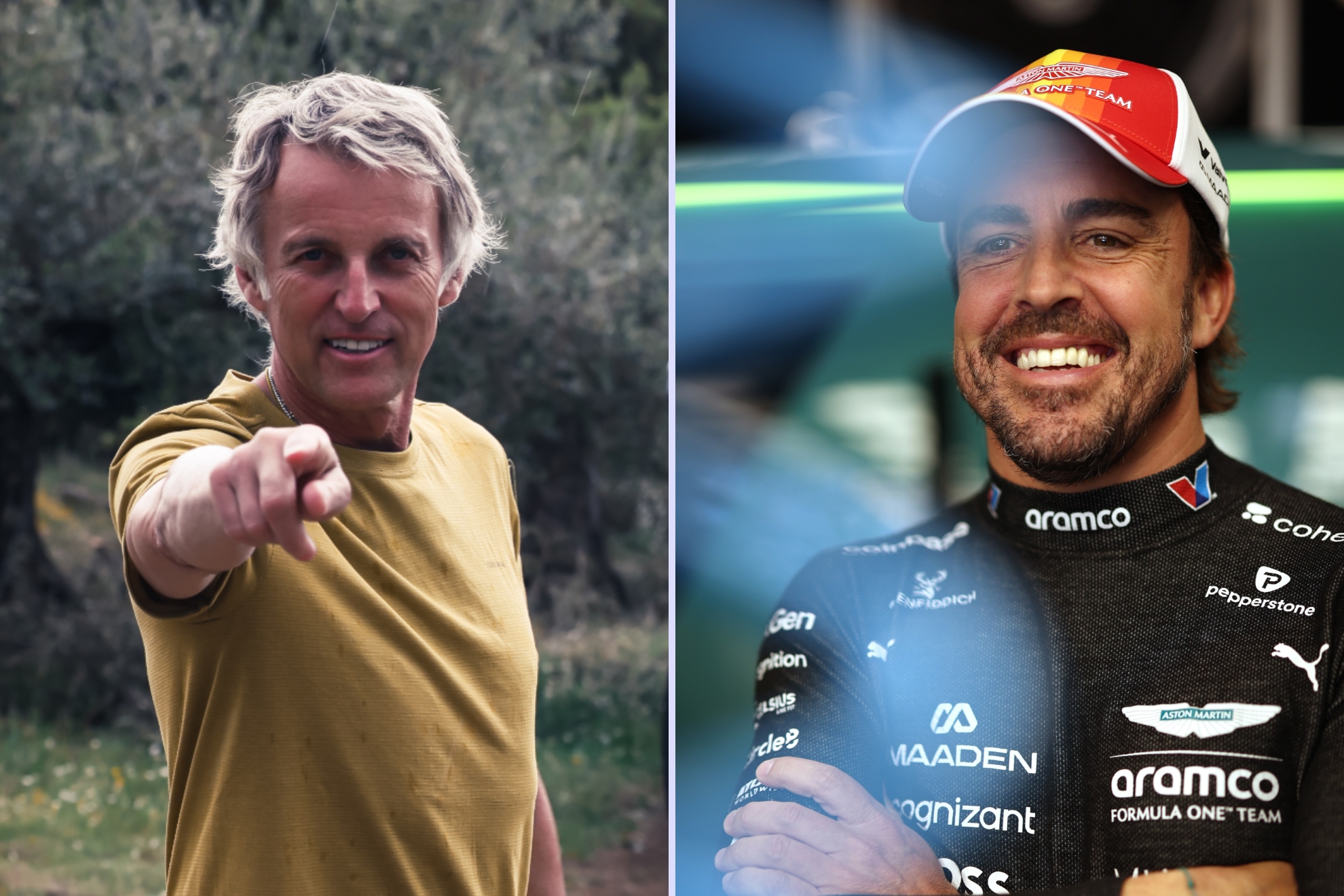 Jesús Calleja, feliz con la decisión de Alonso de volver al Dakar. Santana/Aston Martin
