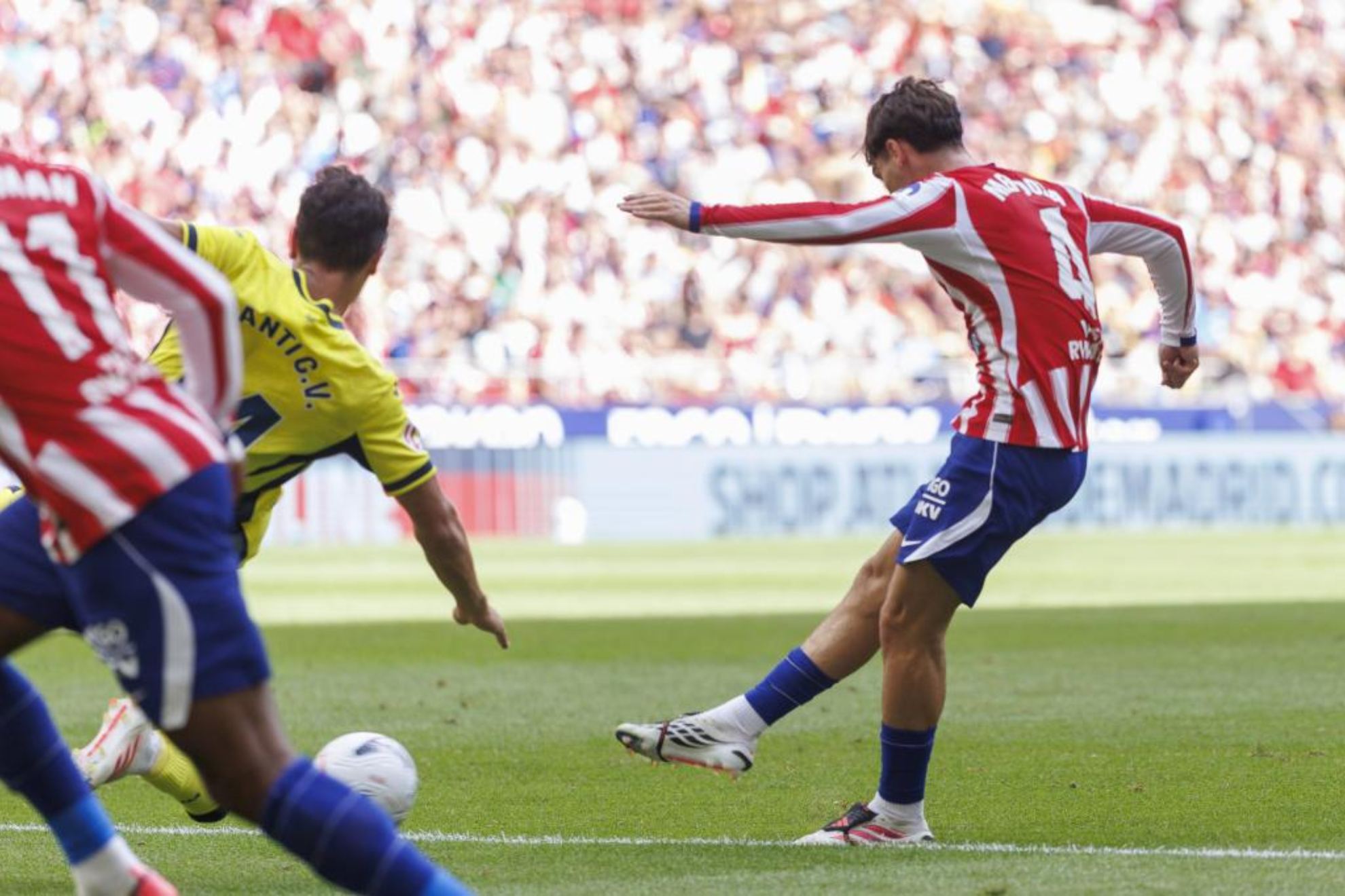 Mendoza, con el Atlético.