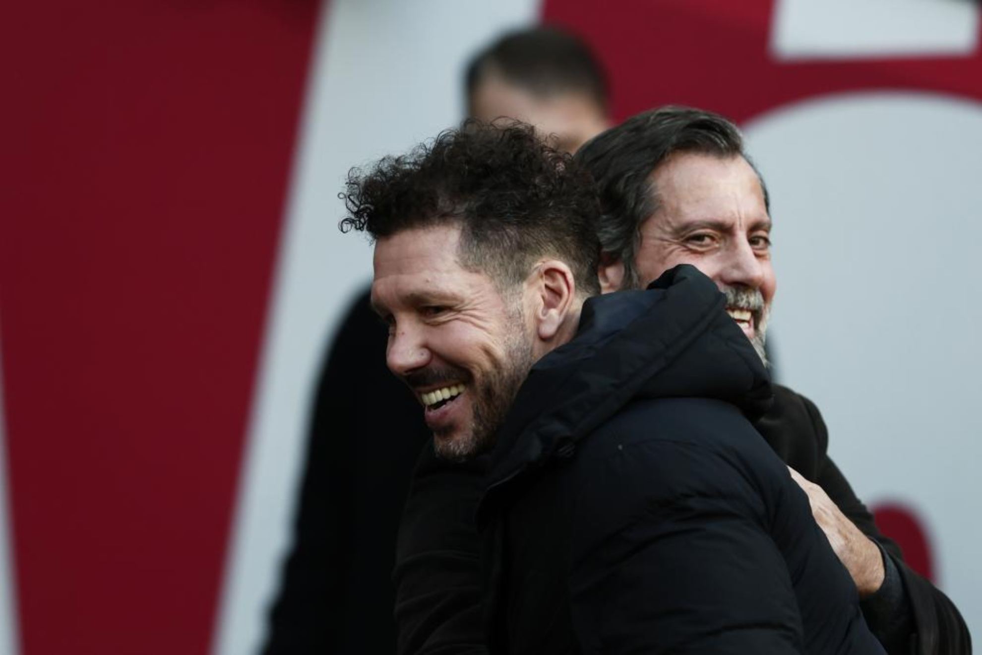 Simeone y Quique, en uno de sus últimos enfrentamientos.