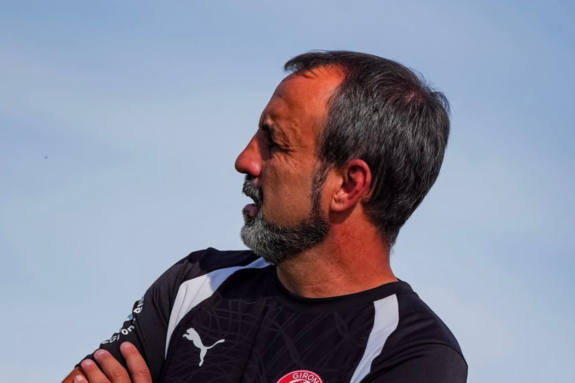 Quique Álvarez, entrenador del Girona. GIRONA FC