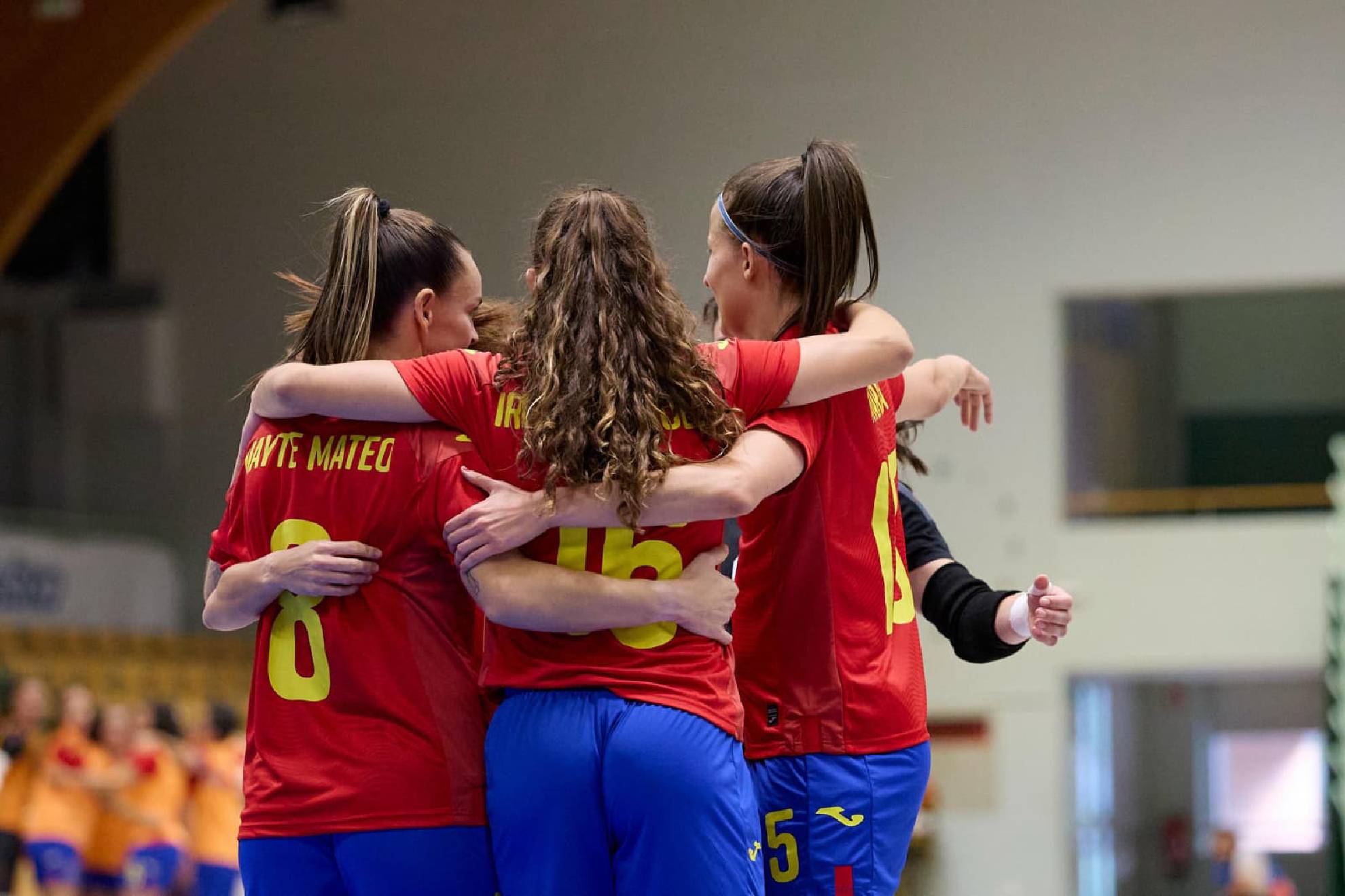 La Selección femenina celebra el gol 50 de Irene Córdoba que era el 1-1 momentáneo RFEF