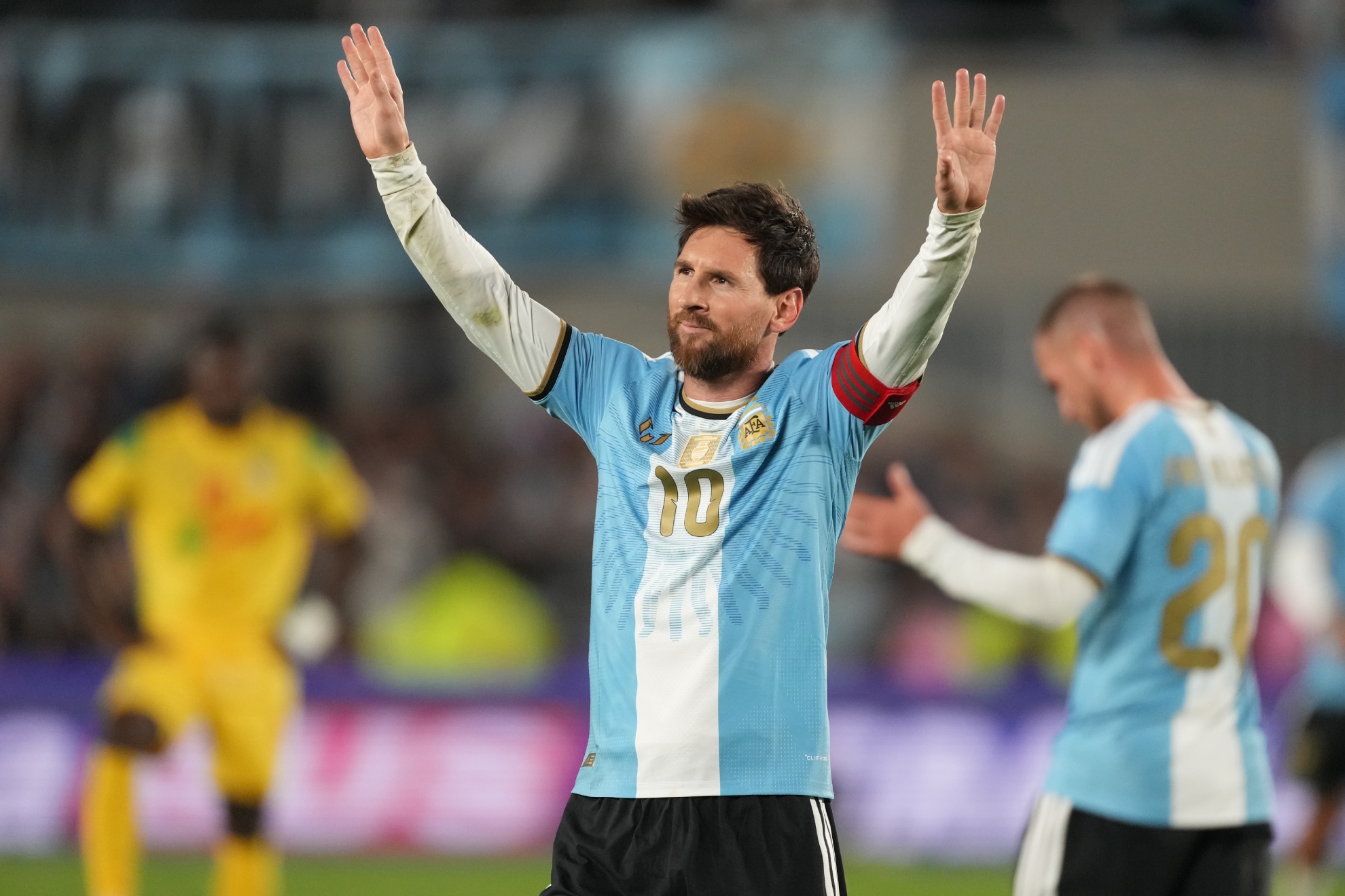 Messi, en su despedida. LAPRESSE