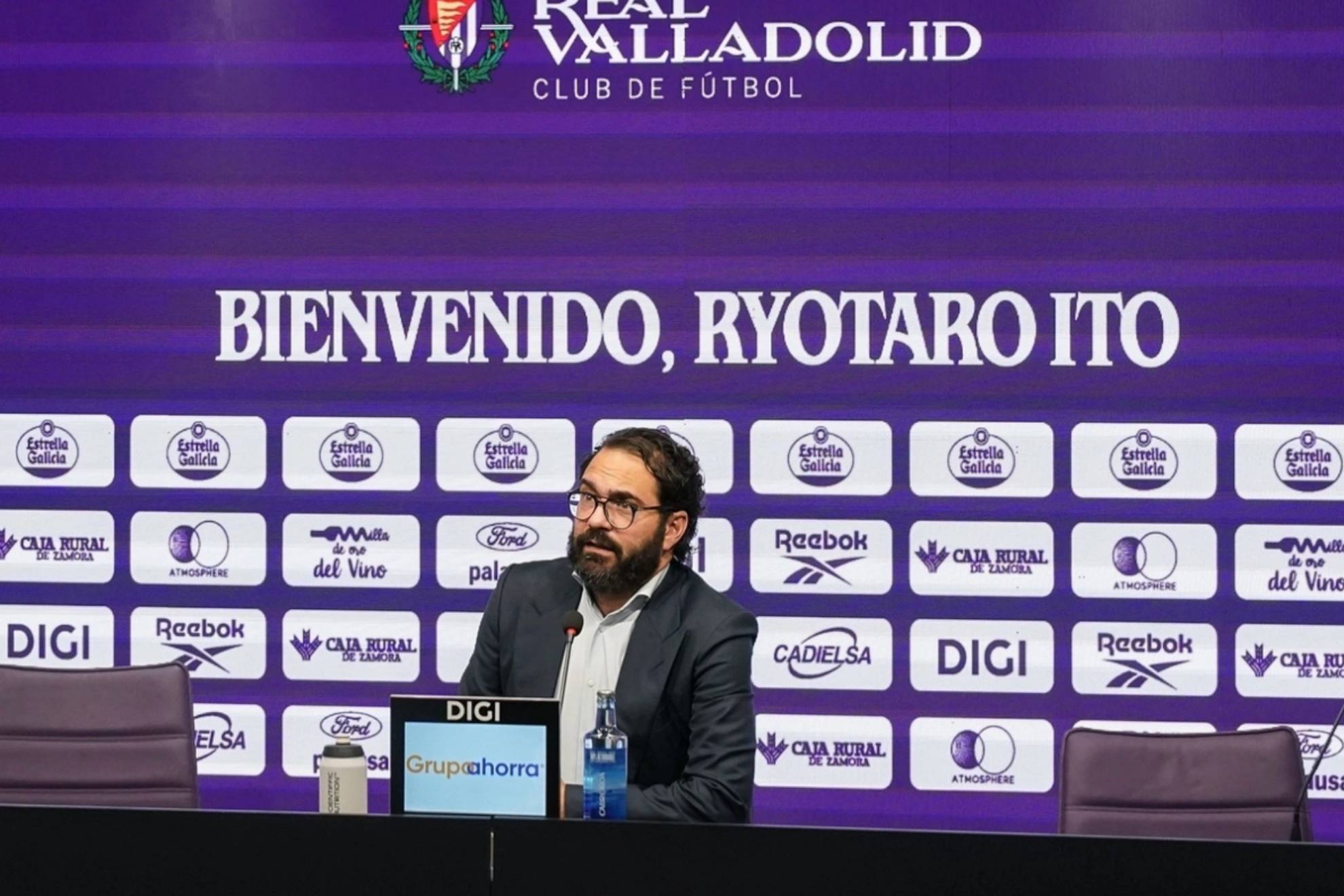 Víctor Orta, en rueda de prensa. Valladolid