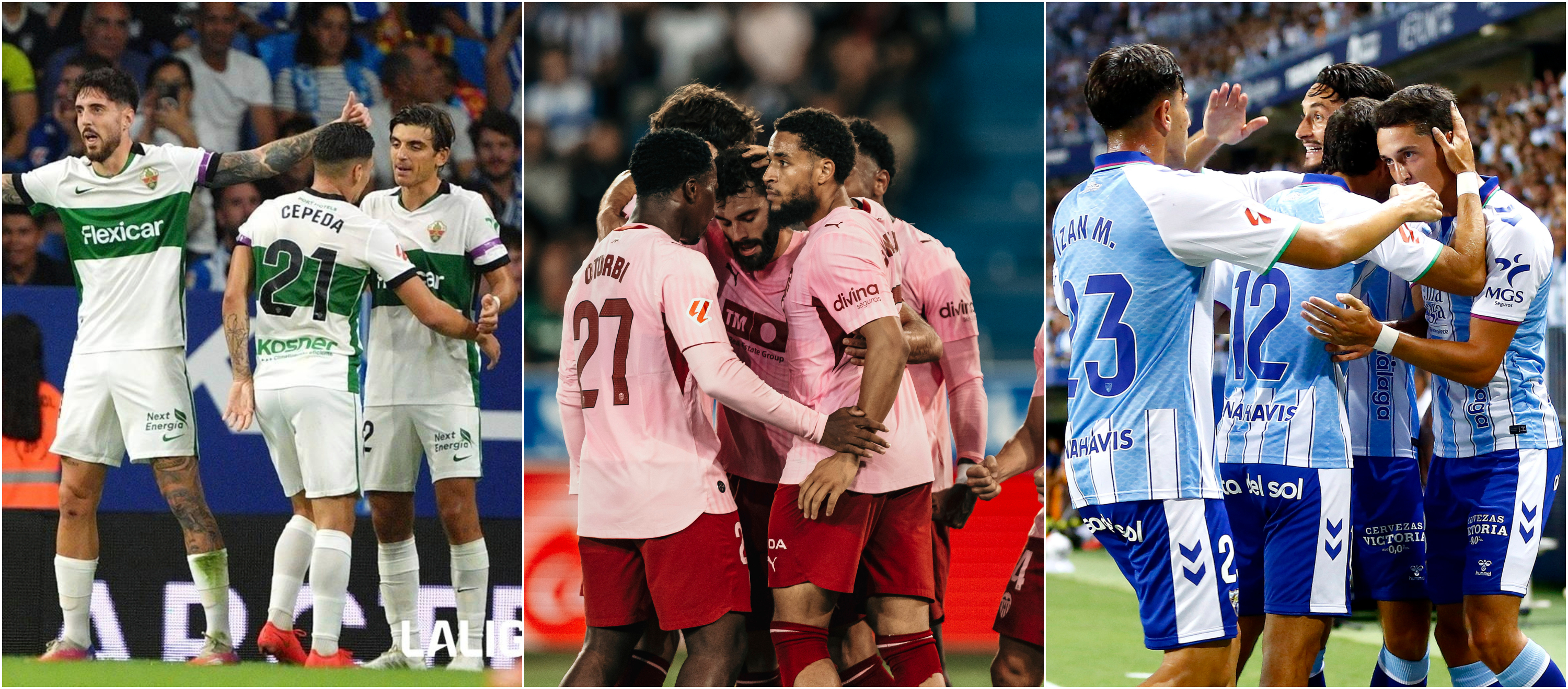 Giocatori di Elche, Valencia e Málaga