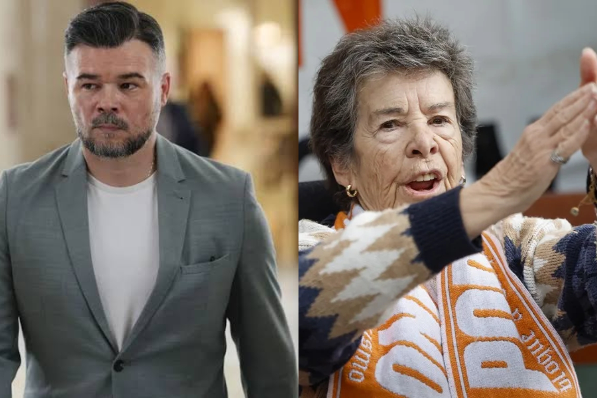 Gabriel Rufián izquierda, Maricarmen derecha EFE