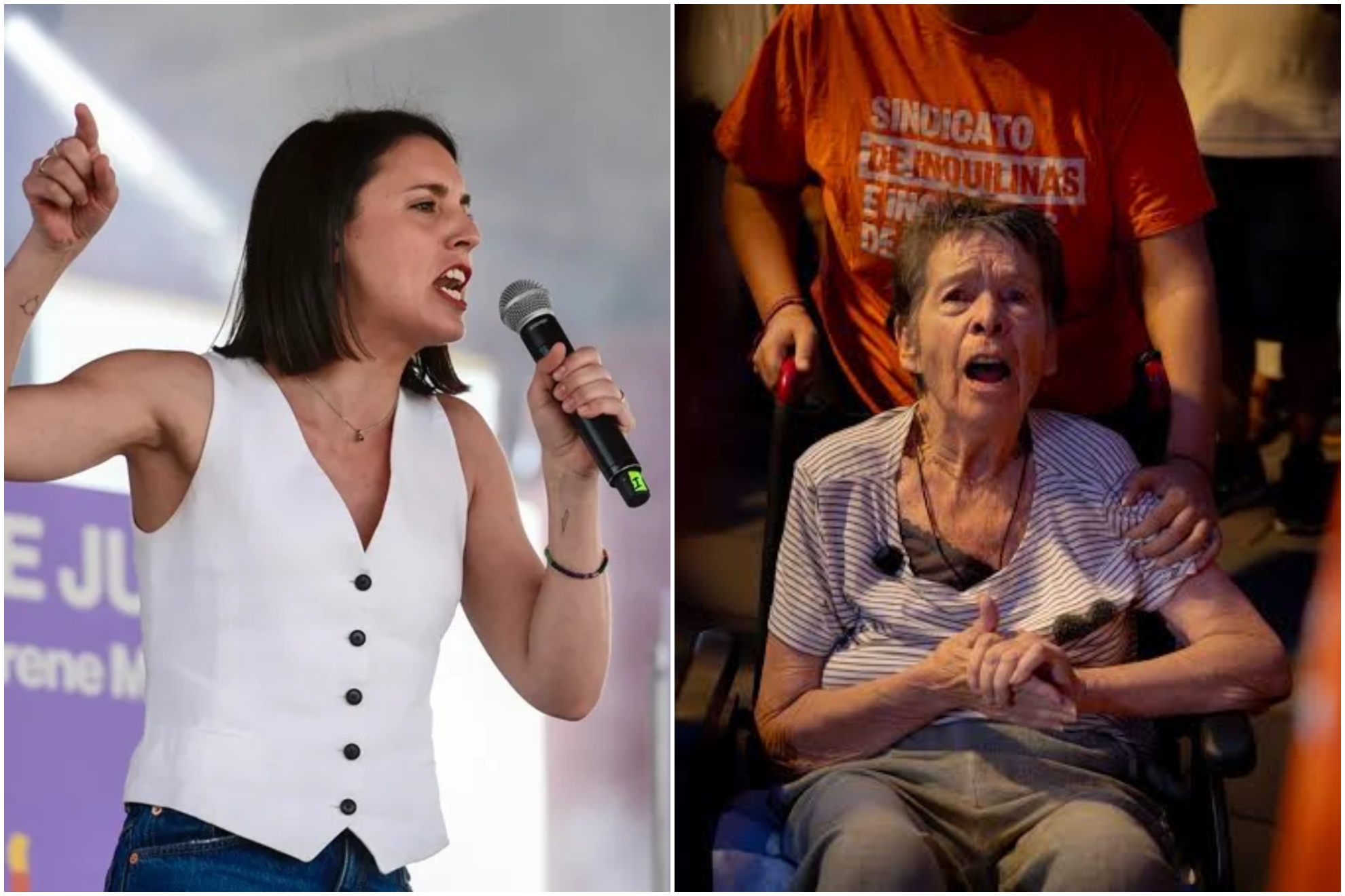 Irene Montero y Maricarmen