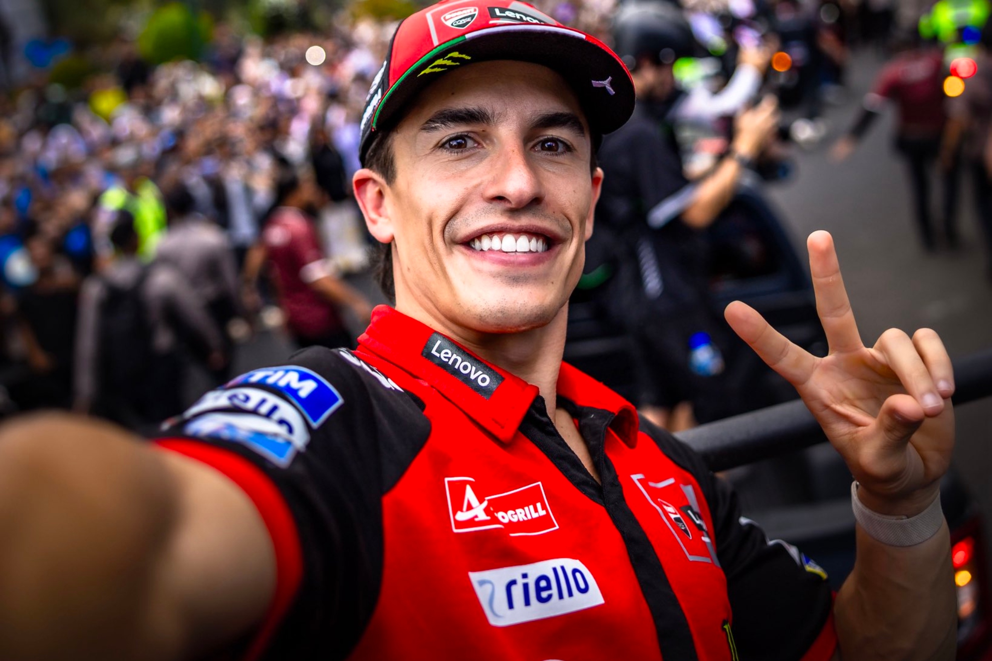 Marc Márquez, en Indonesia. DUCATI