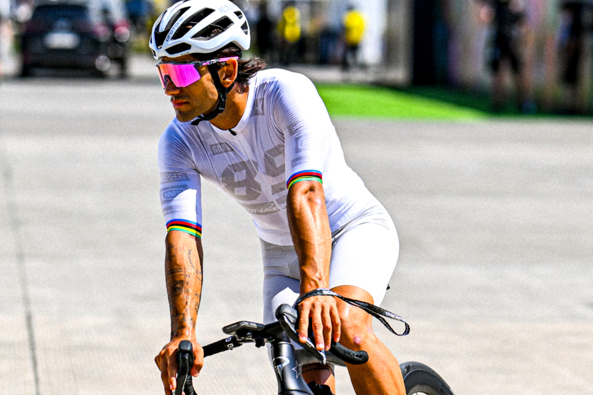 Jorge Martín, en bici en Mandalika, hoy. MOTOGP