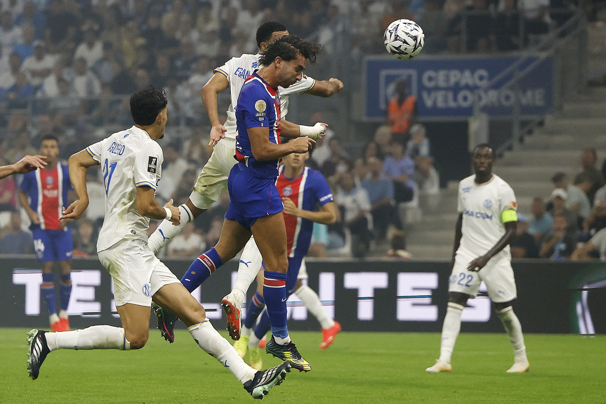 Ferran Torres segna di testa in Ligue 1.