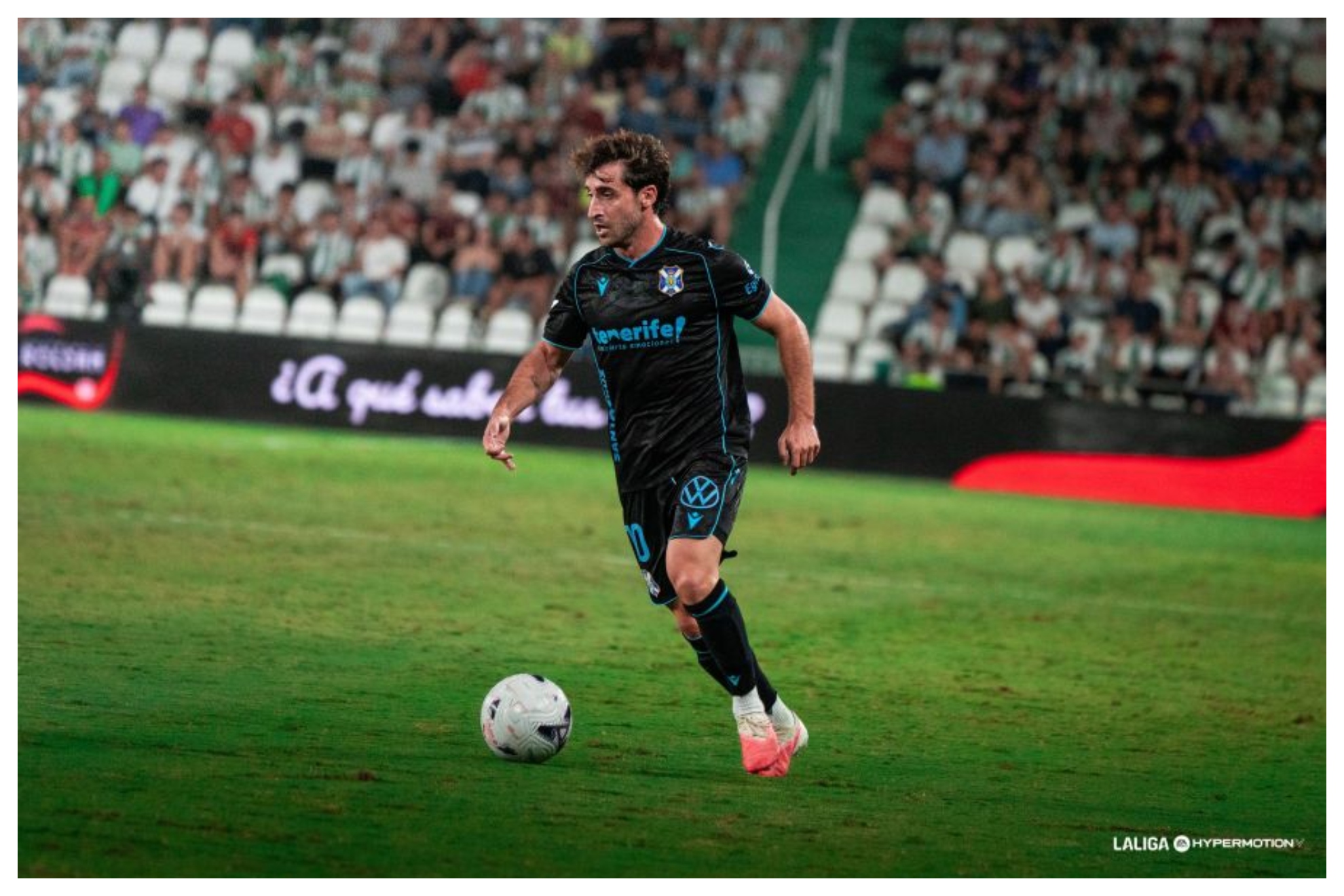 Nacho Gil, durante el partido del lunes en el Nuevo Arcángel LALIGA