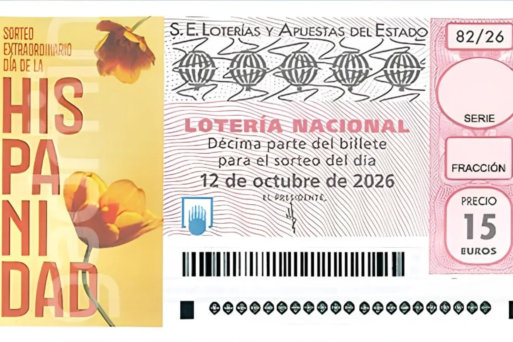 Sorteo extraordinario Día de la Hispanidad