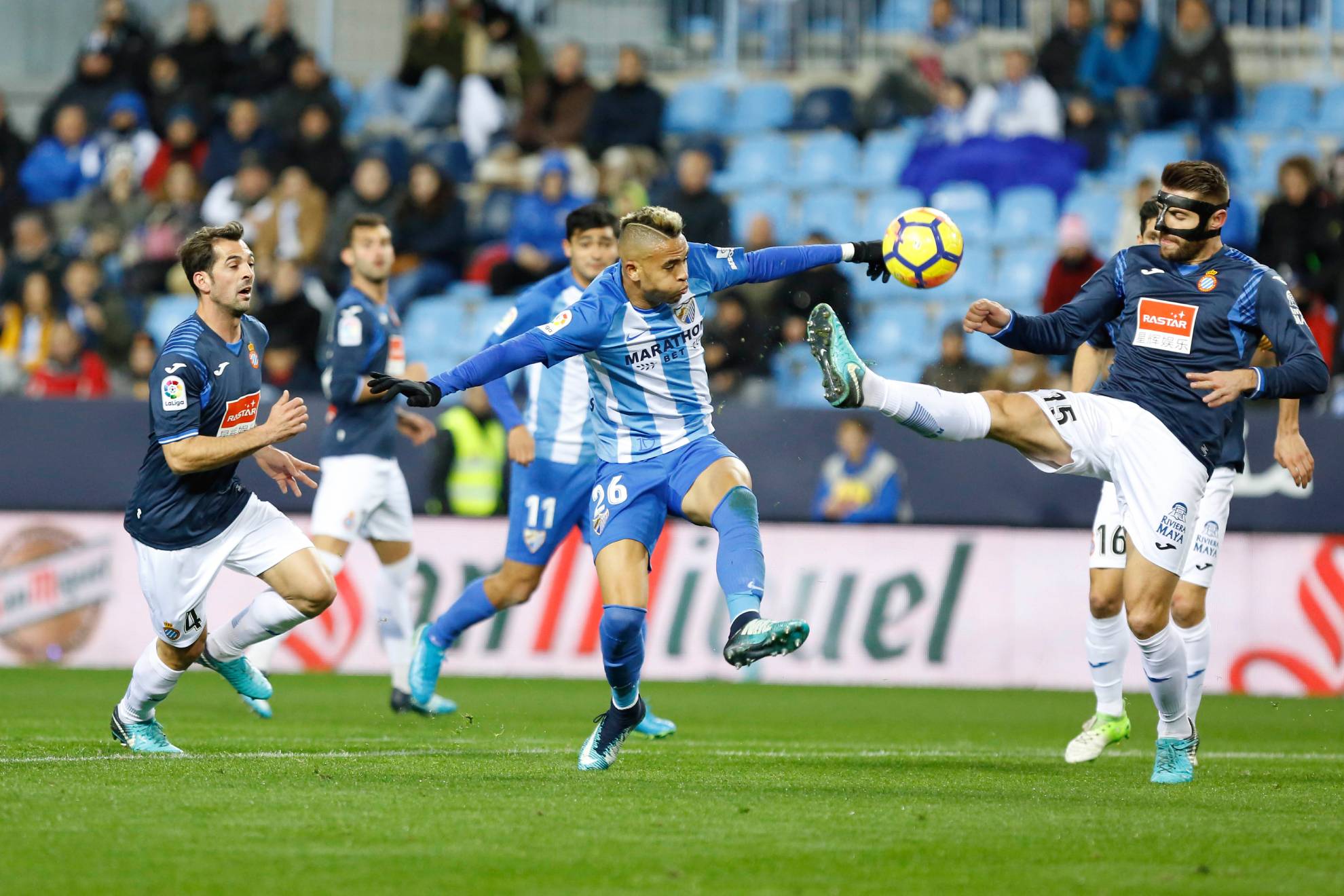 Último Málaga-Espanyol en LaLiga. MARILU BAEZ