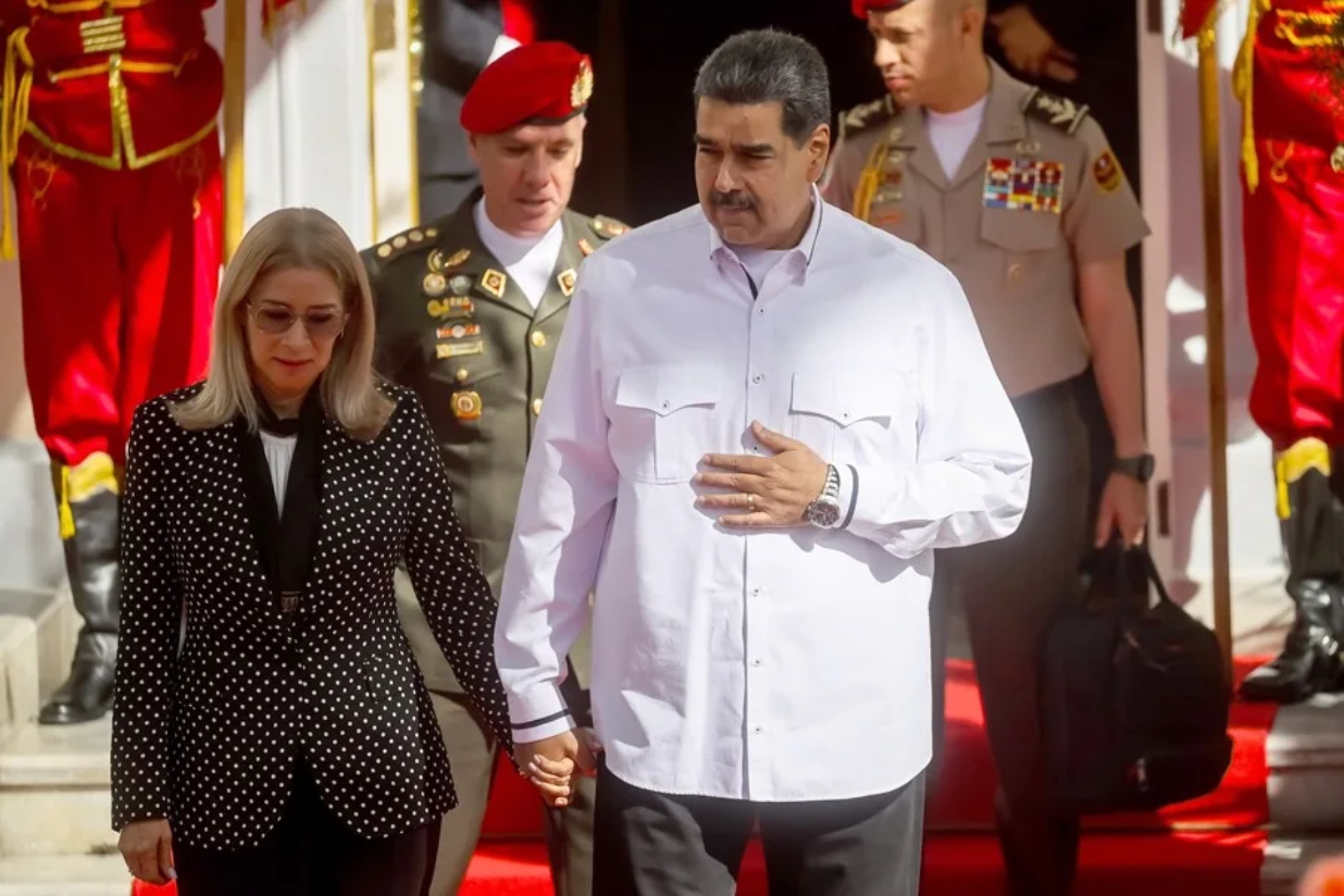 Cilia Flores y Nicolás Maduro. EFE