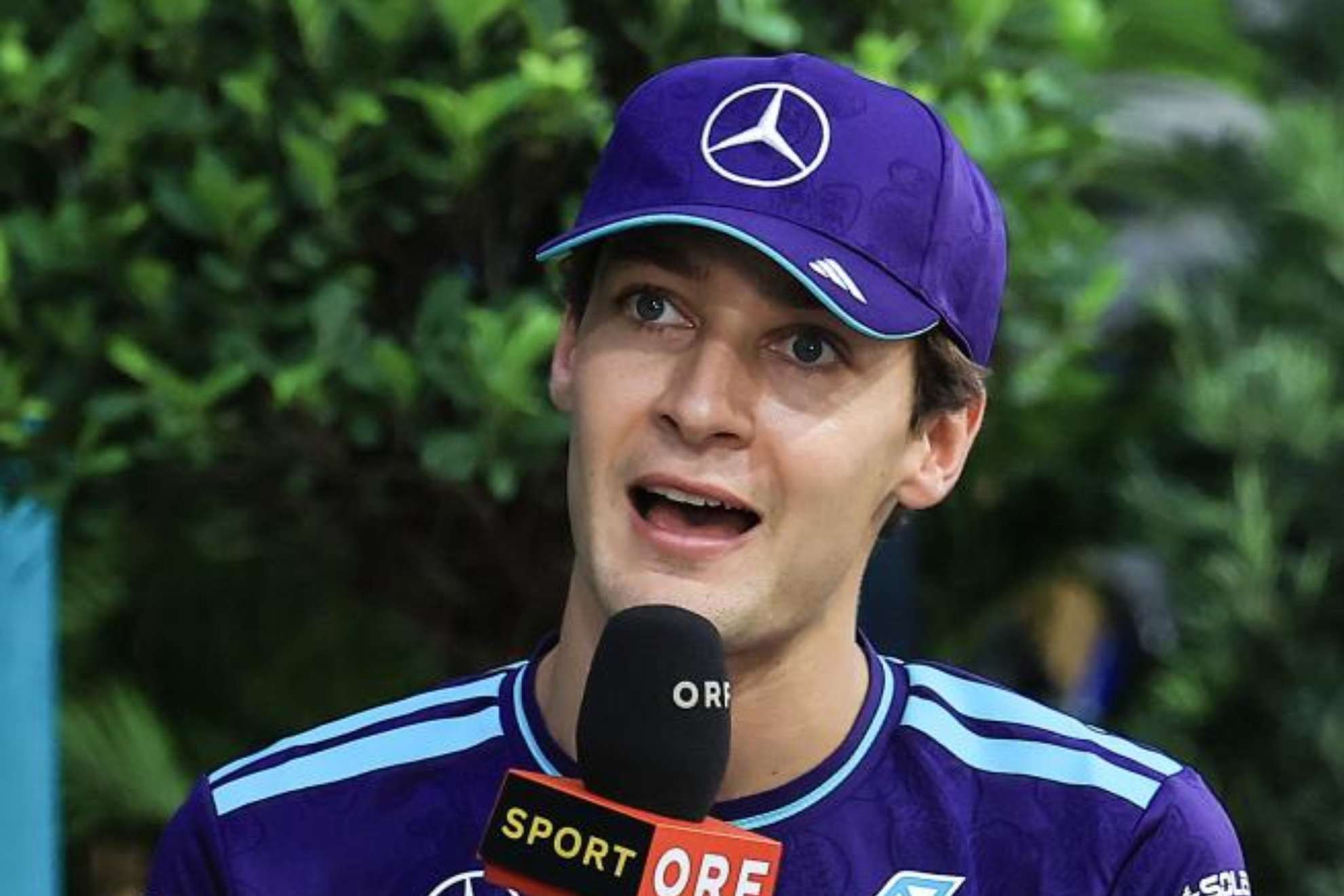 Russell, en el circuito de Singapur. EFE