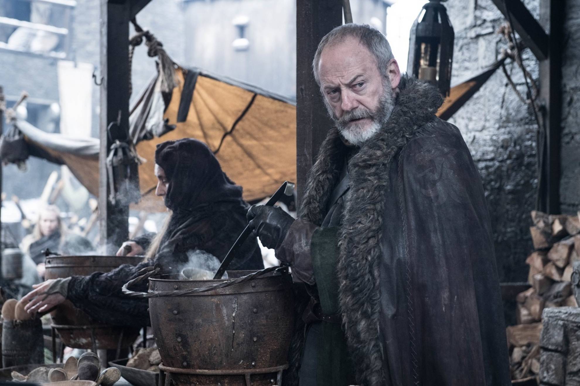 Liam Cunningham, en su papel de Davos en Juego de Tronos. HBO
