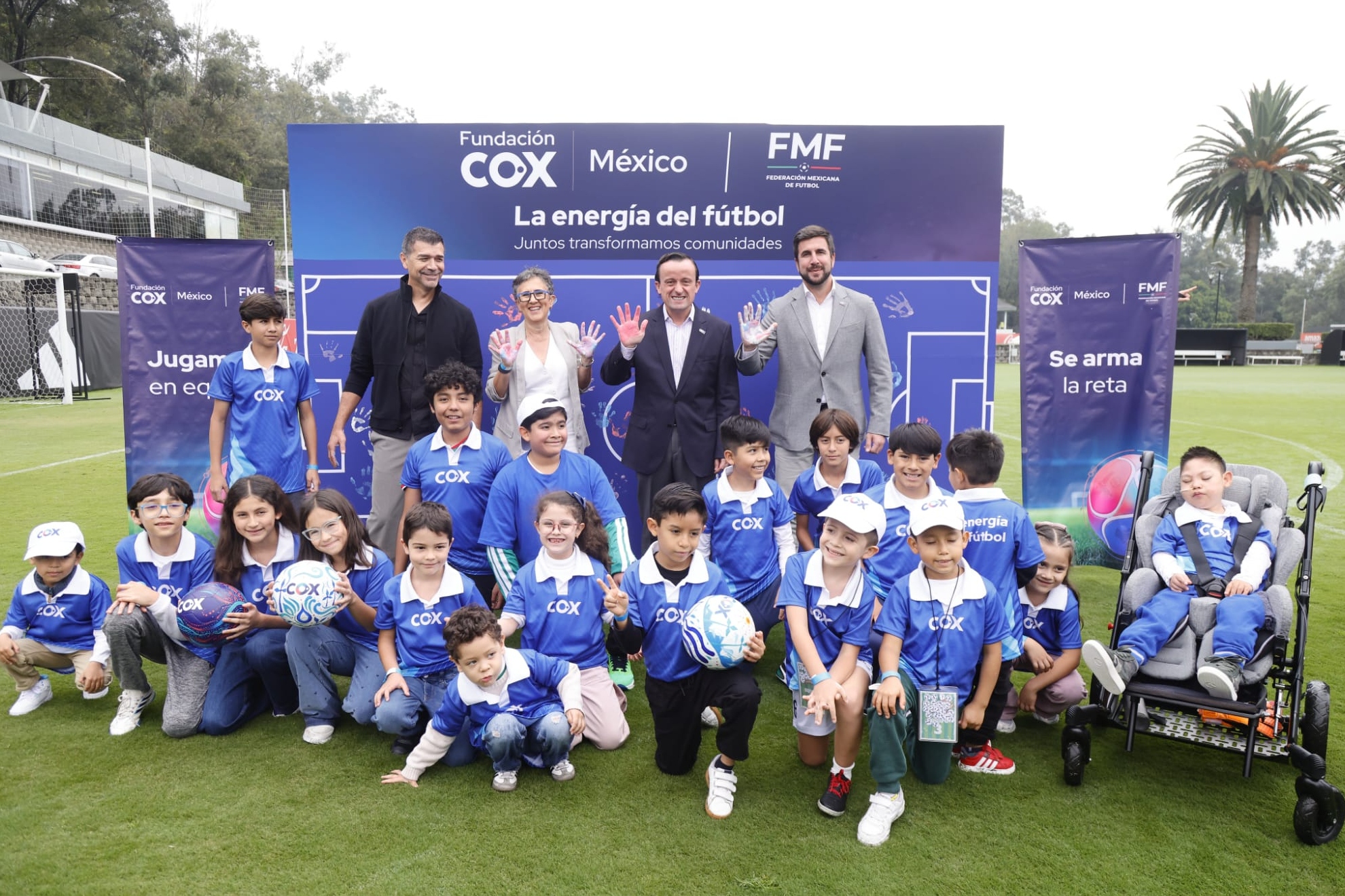 Una imagen de la presentación en México de la Fundación Cox