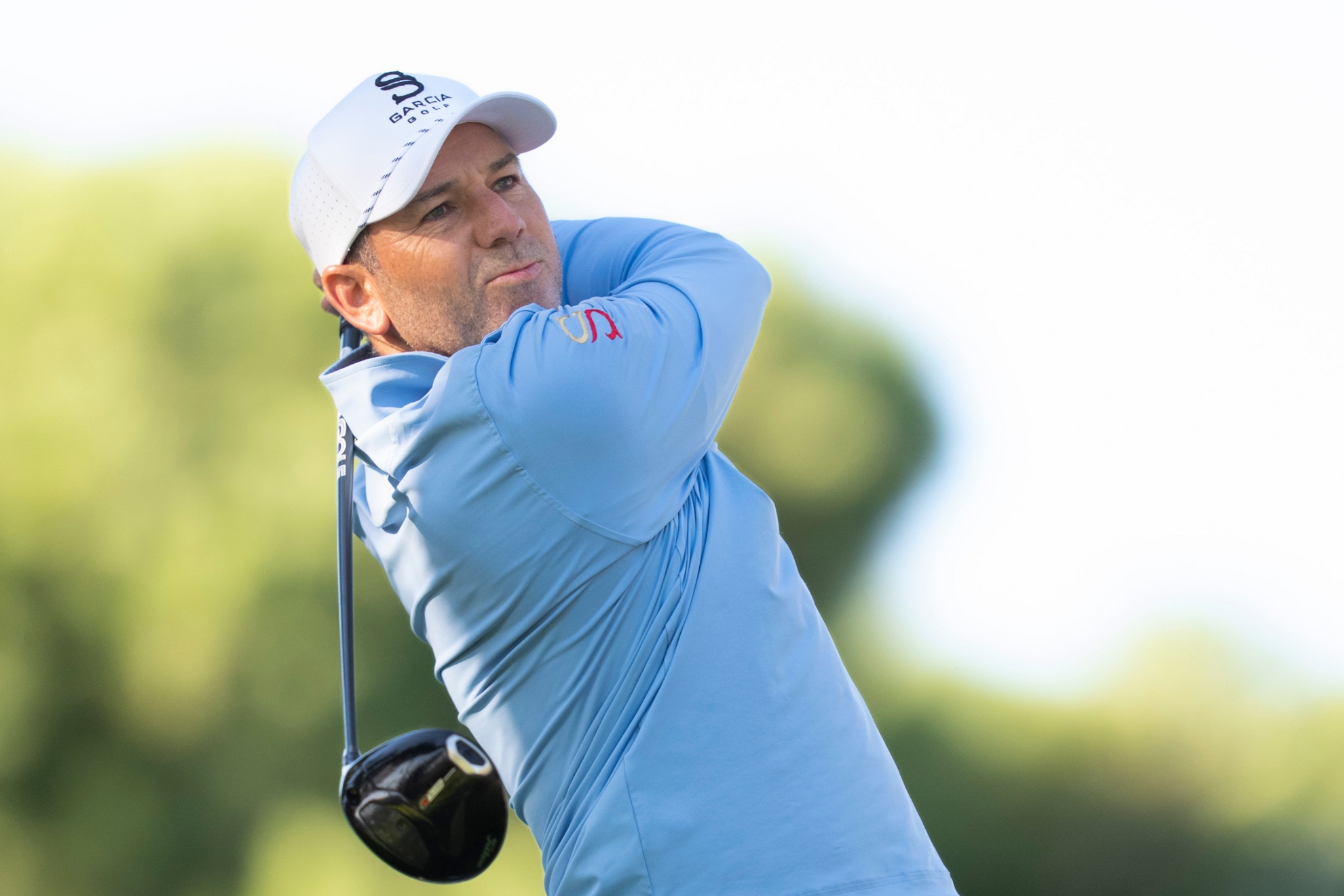 Sergio García en el Club de Campo Villa de Madrid este viernes. Open de España