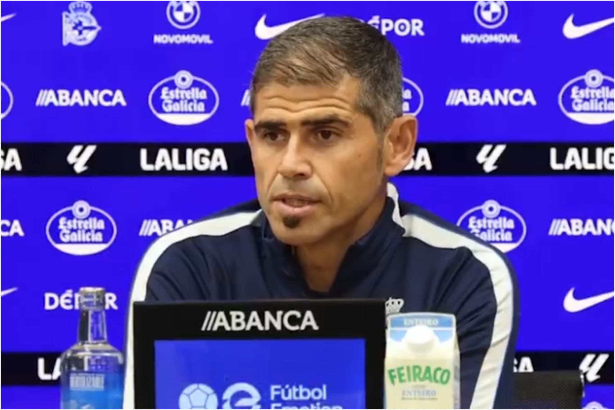 Antonio Hidalgo, en rueda de prensa. DEPORTIVO