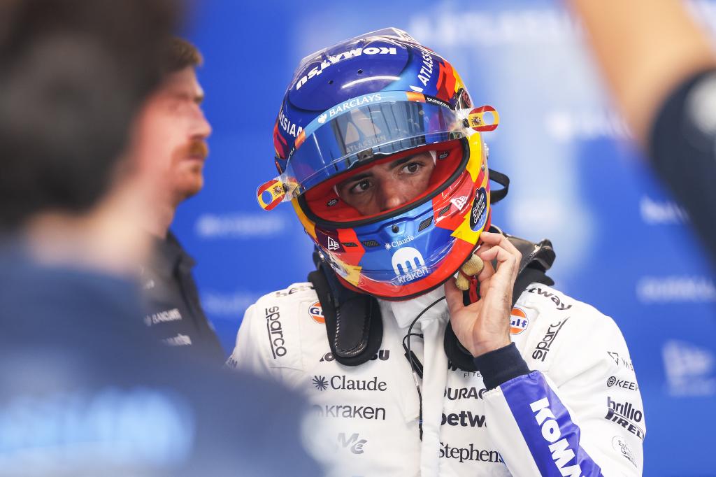 Sainz, en el GP de Singapur. EFE