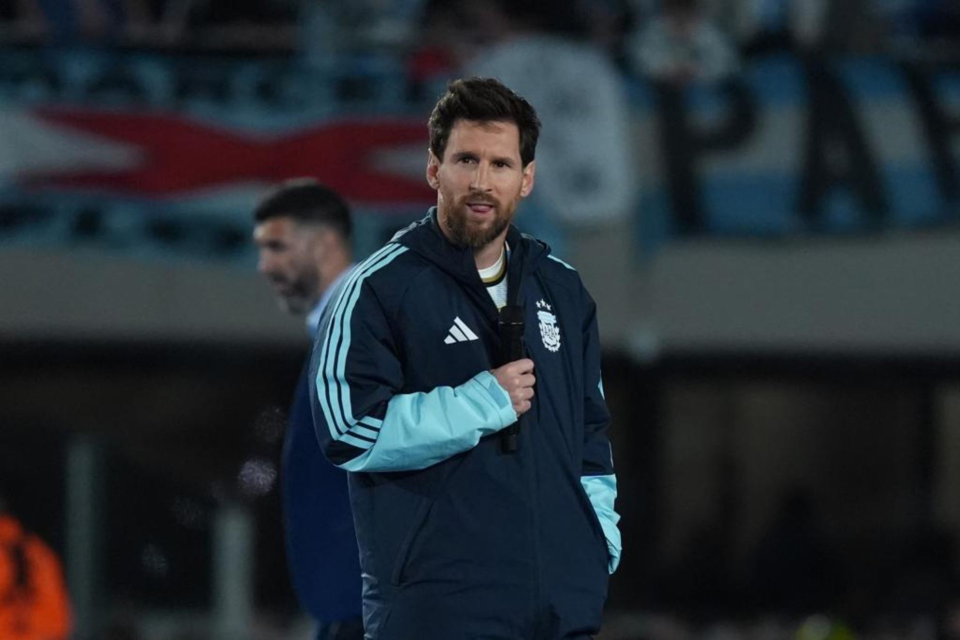 Messi, en su despedida.