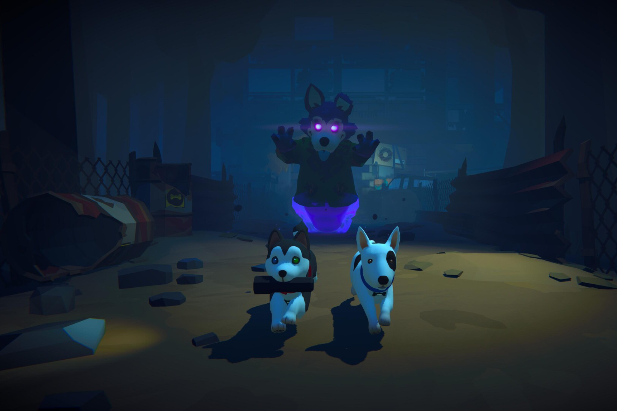 Lucha contra monstruos en Haunted Paws