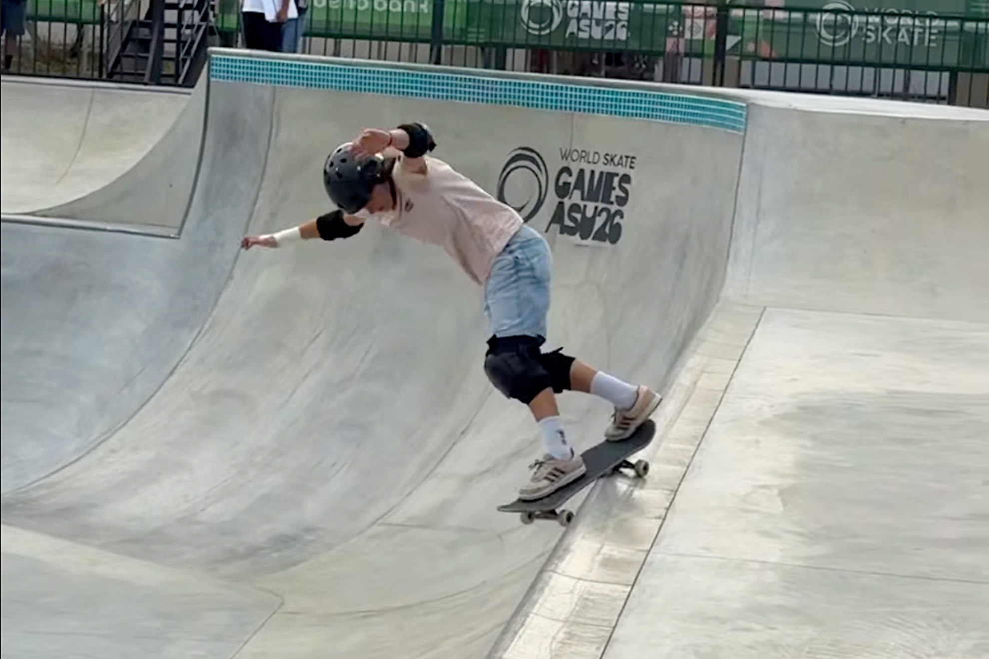 Naia Laso, entre los seis representantes españoles clasificados para los cuartos de final del Mundial de Park. World Skate Games