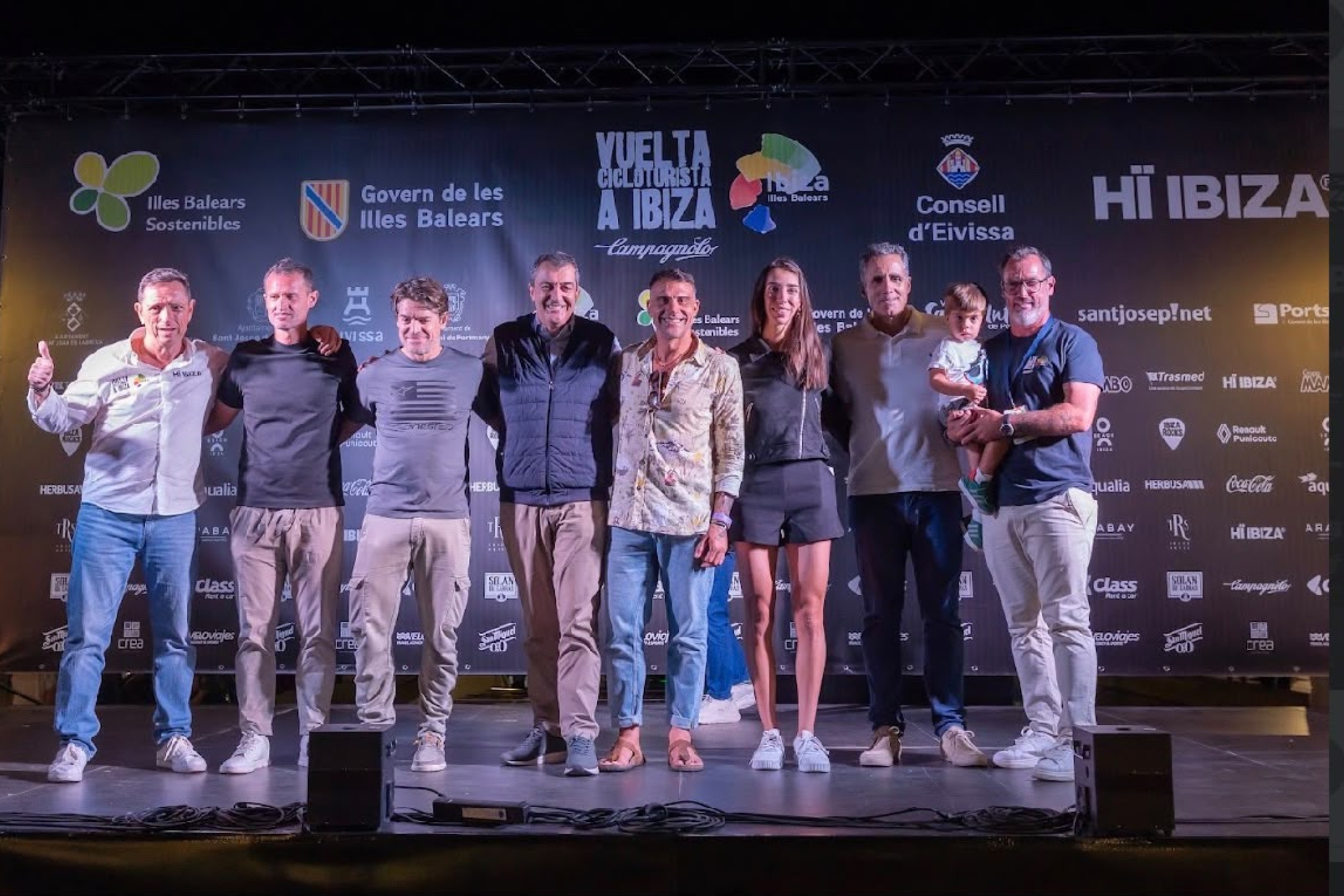 Miguel Indurain en la presentación de la Vuelta Cicloturista a Ibiza Campagnolo.