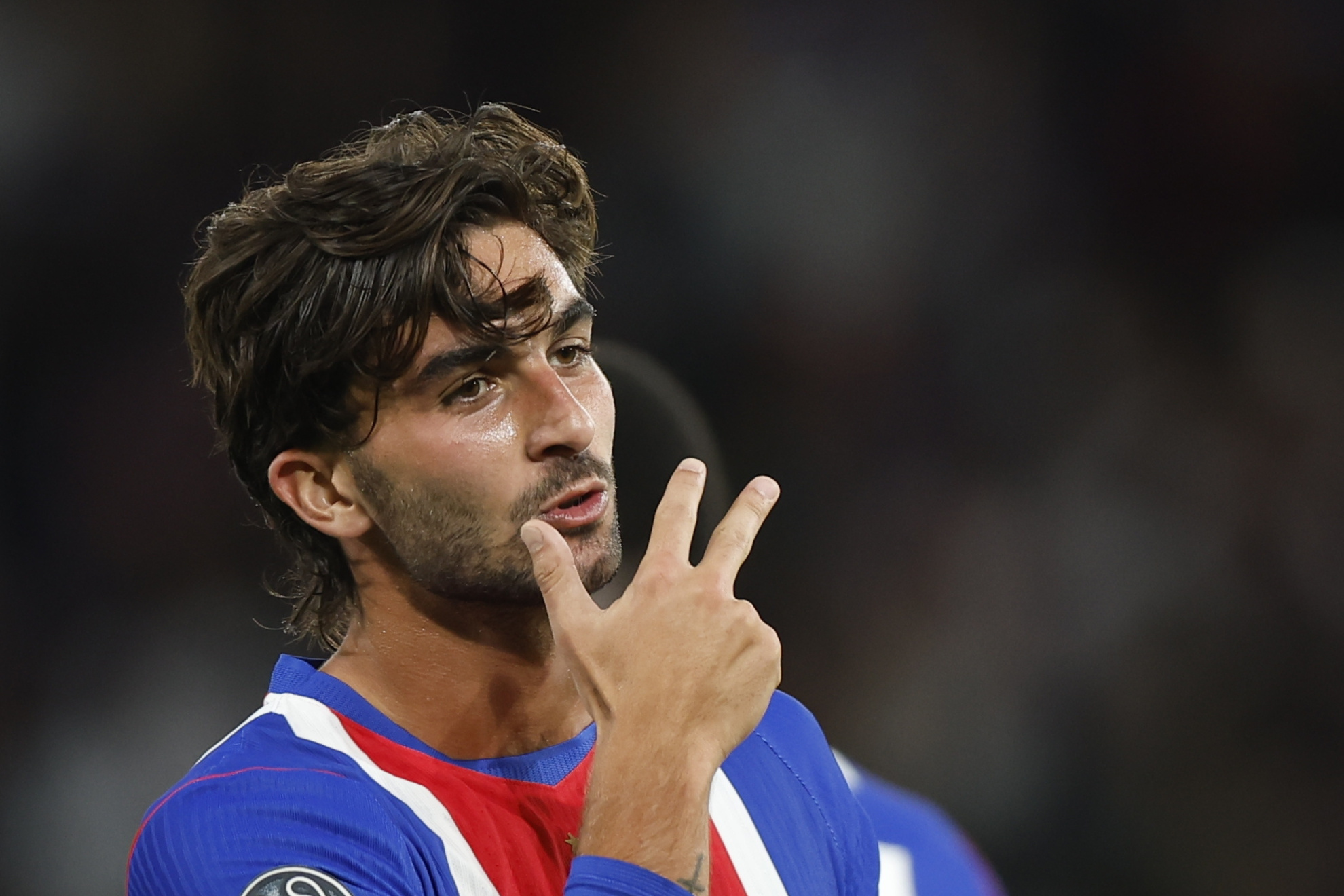 Ferran celebra un gol con el PSG. EFE