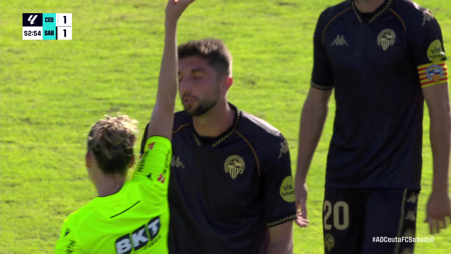 AD Ceuta 1-2 Sabadell  Resumen
