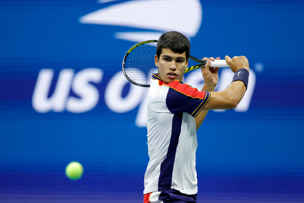 Alcaraz, en su primera participación en el US Open, en 2021. Getty Images Actualizado: 10/10/2026 14:44 horas