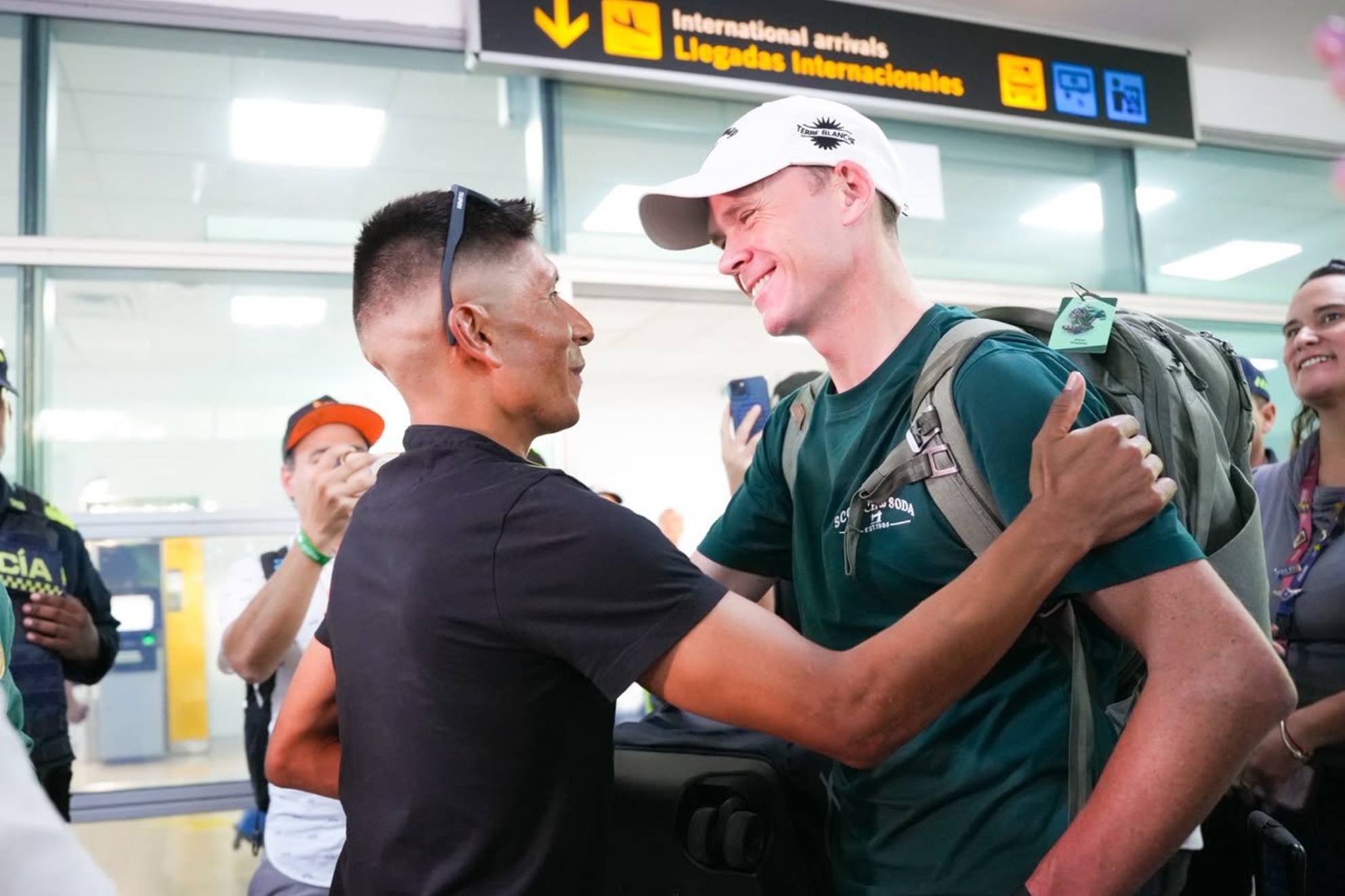 Chris Froome elogió a Nairo Quintana en Cartagena. @AlcaldiaCTG
