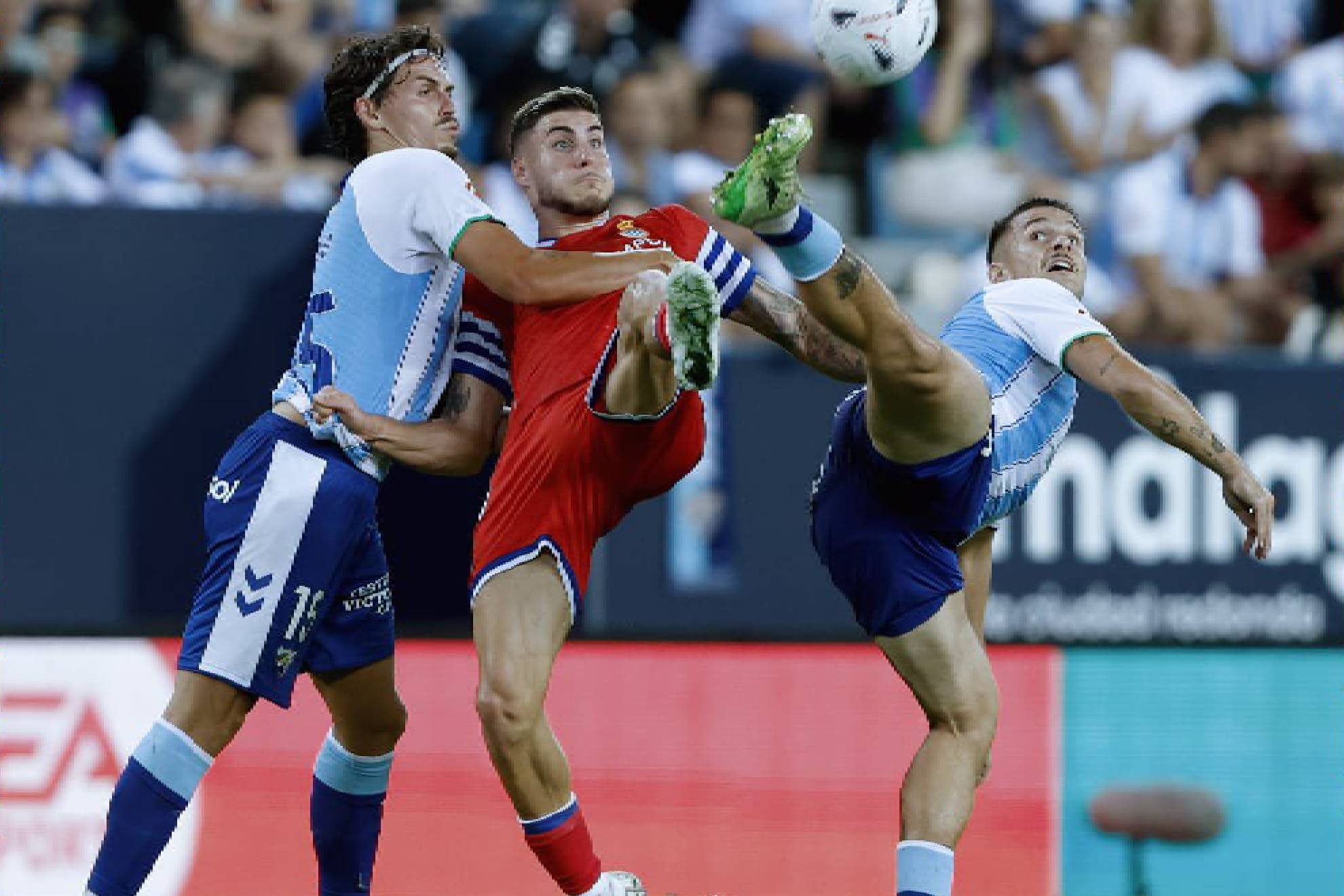 Roberto Fernández fue uno de los grandes protagonistas en La Rosaleda