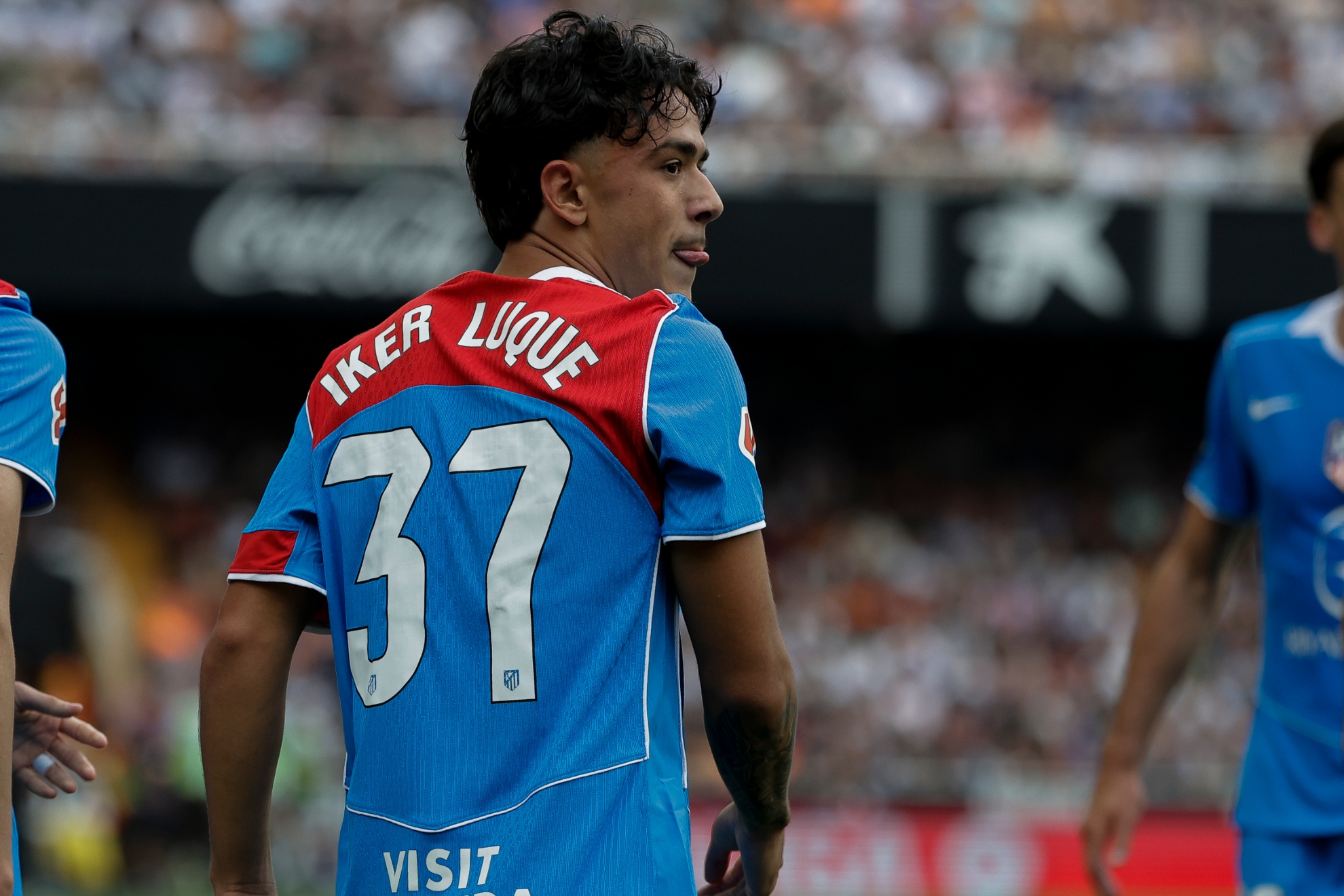 IKER LUQUE, CON EL ATLÉTICO.