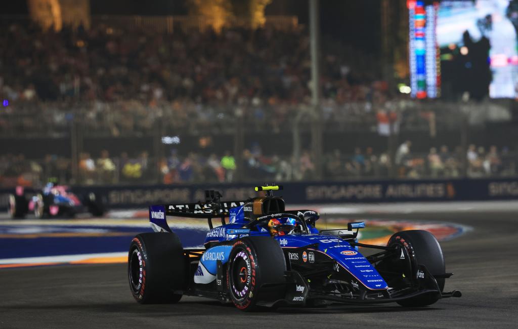 Sainz, durante el GP de Singapur.