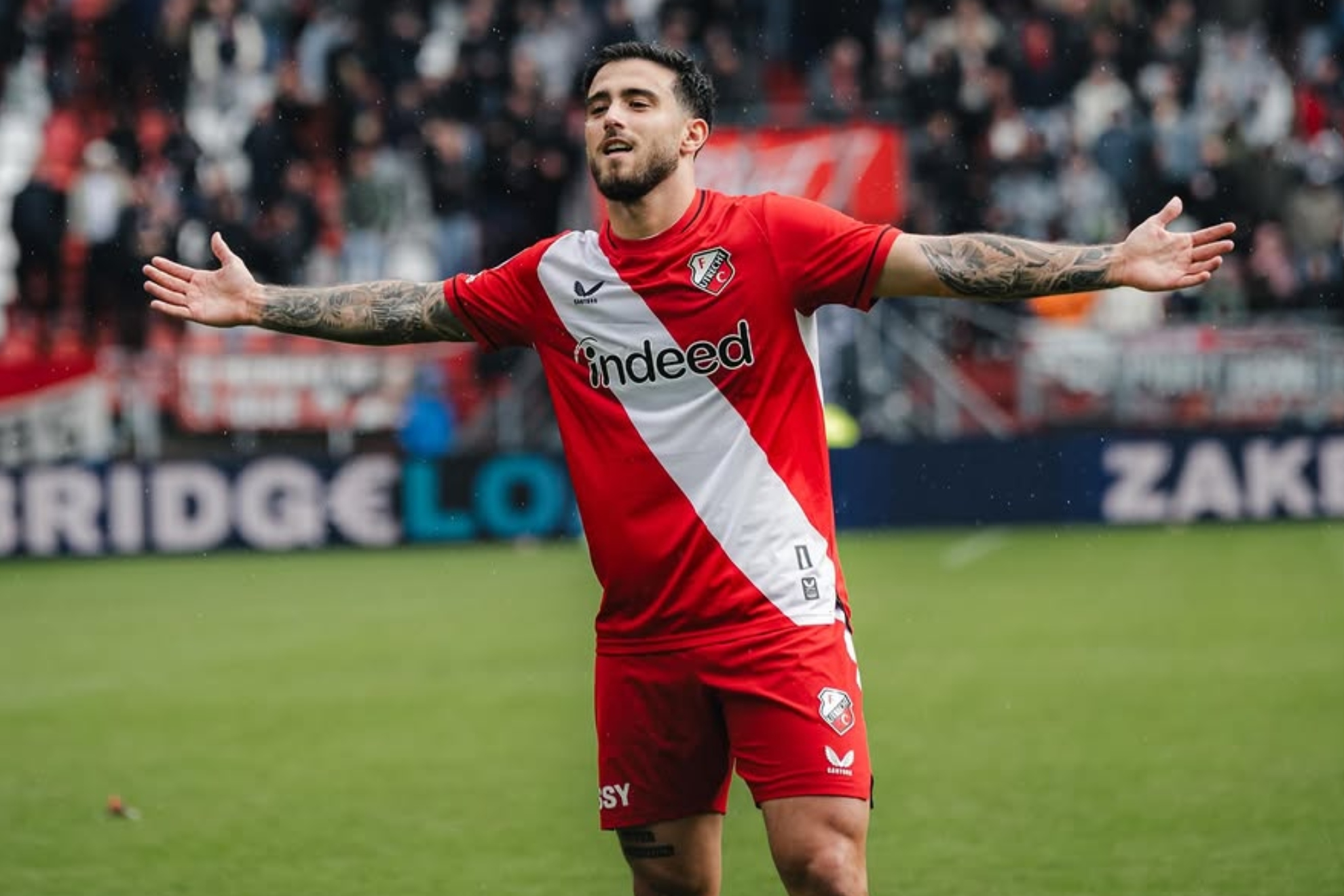 Ángel Alarcón celebra su gol. INSTAGRAM