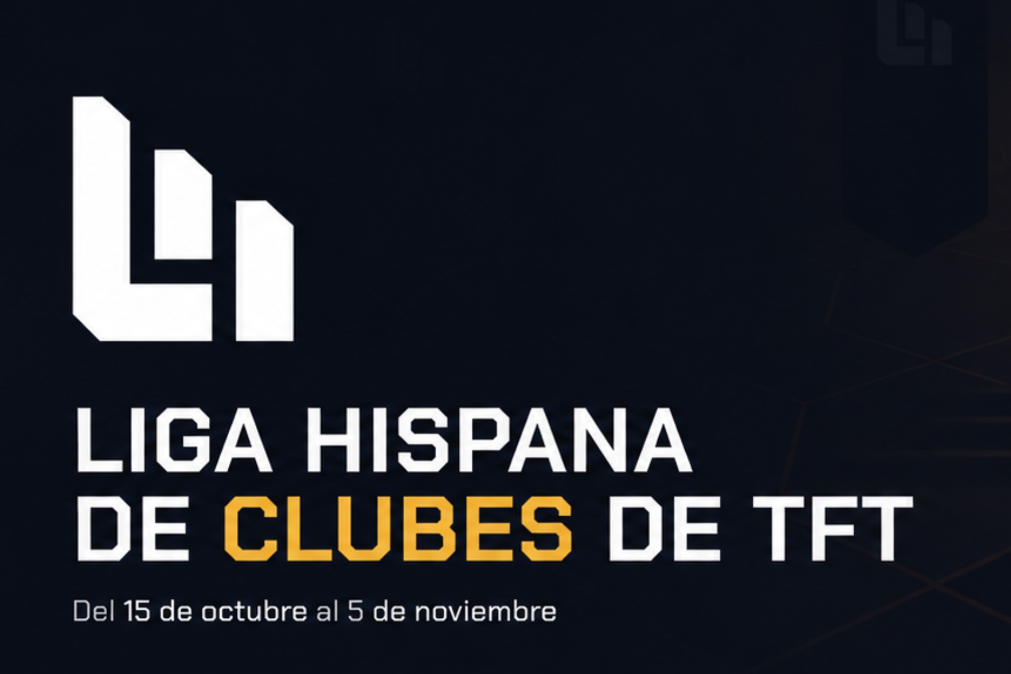 La competición, que se celebrará entre el 15 de octubre y el 5 de noviembre, se dividirá en cuatro jornadas semanales