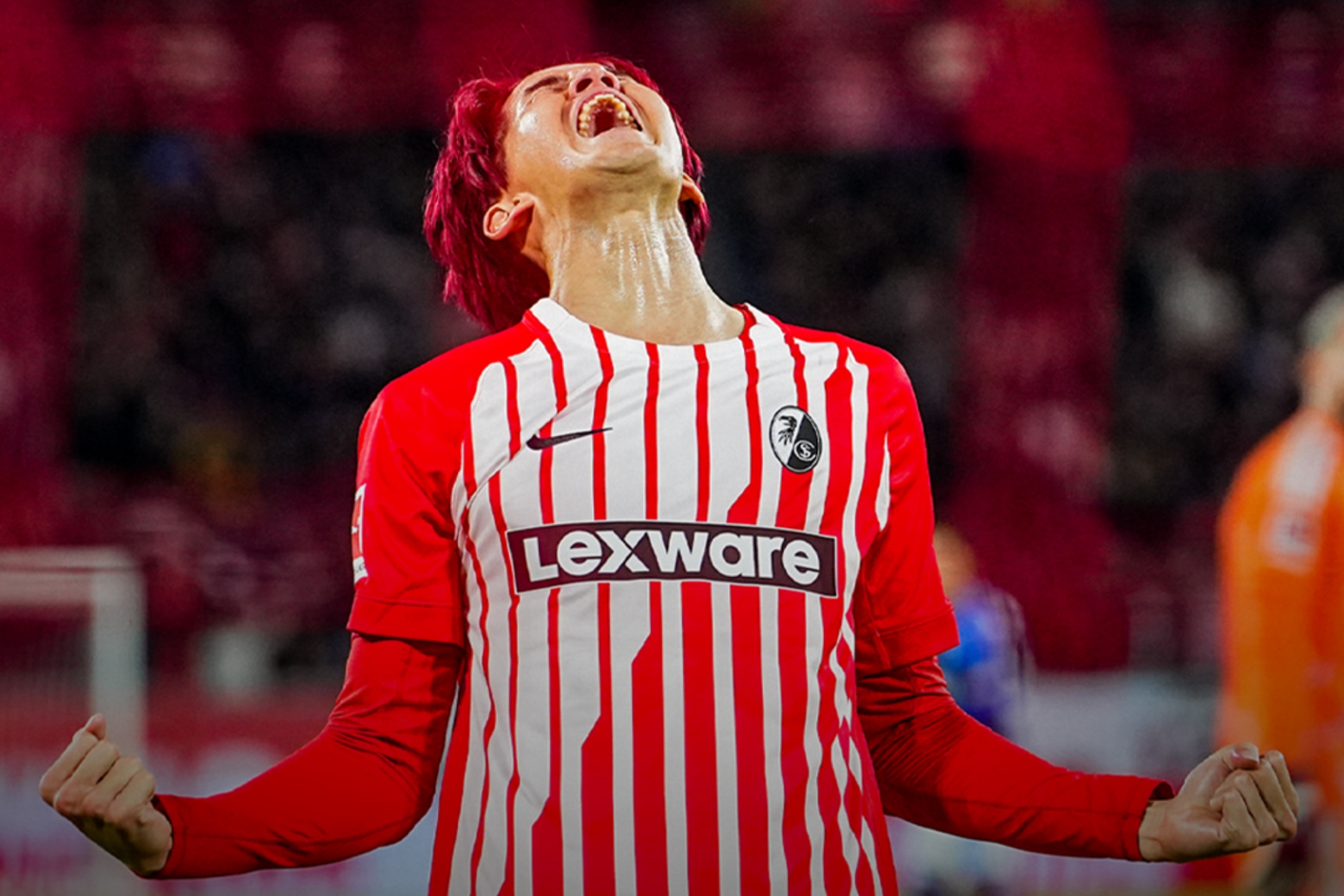 Keisuke Goto celebra su gol. INSTAGRAM