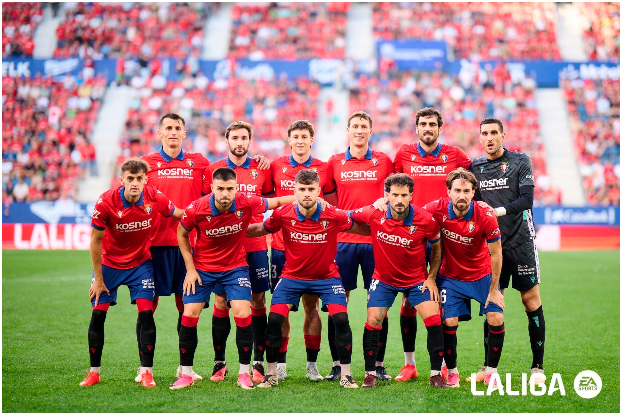 El once de Osasuna esta temporada.