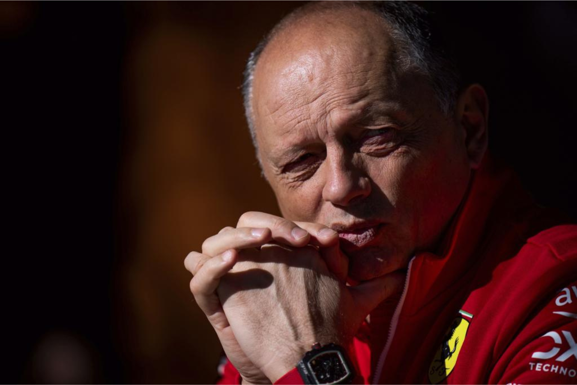 Fred Vasseur. Jefe de equipo de Ferrari. Ferrari.