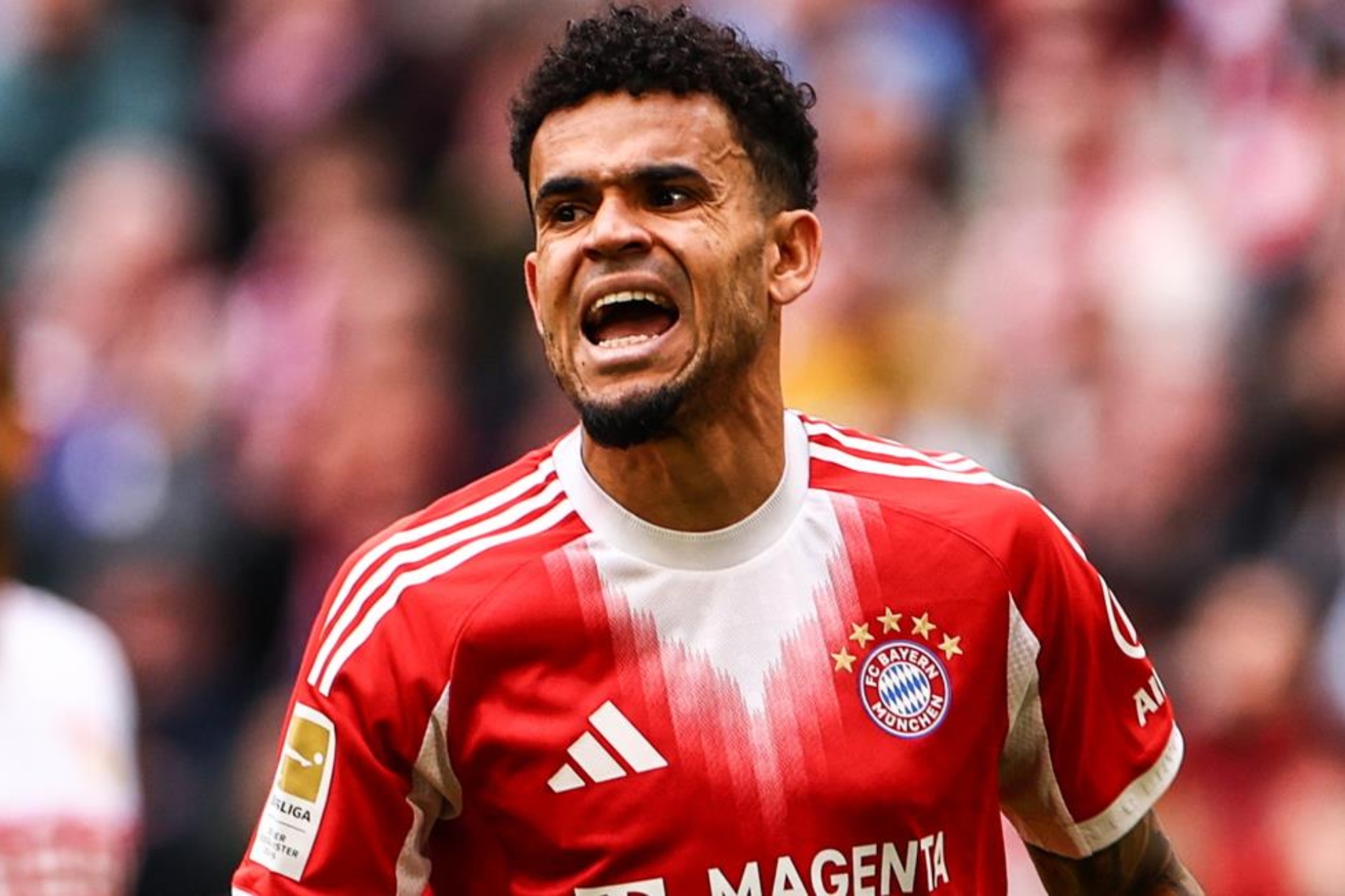 En Alemania no perdonan el nivel de Luis Díaz en el Bayern Múnich y lo critican fuertemente.