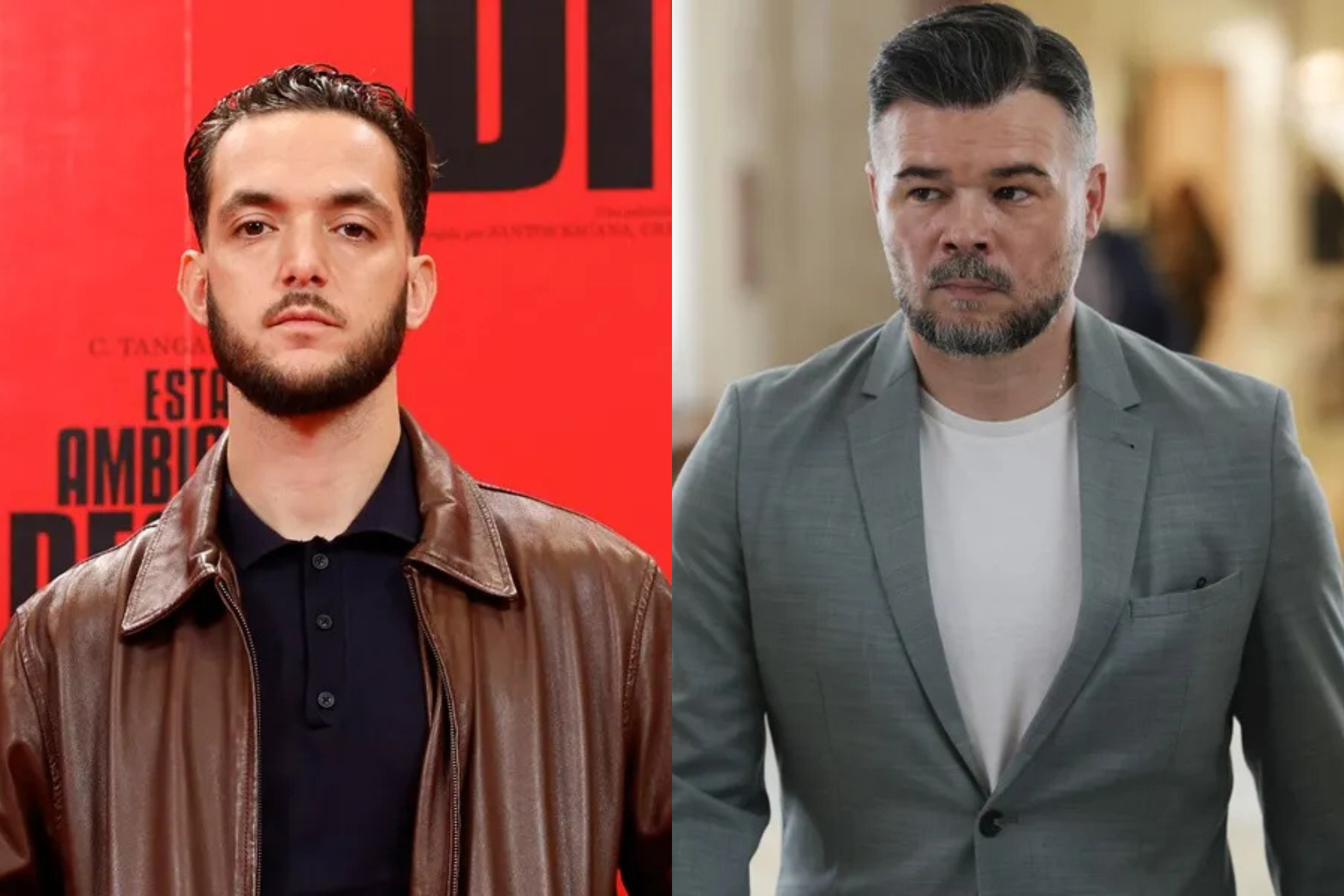 C Tangana, a la izquierda, Gabriel Rufian, a la derecha.